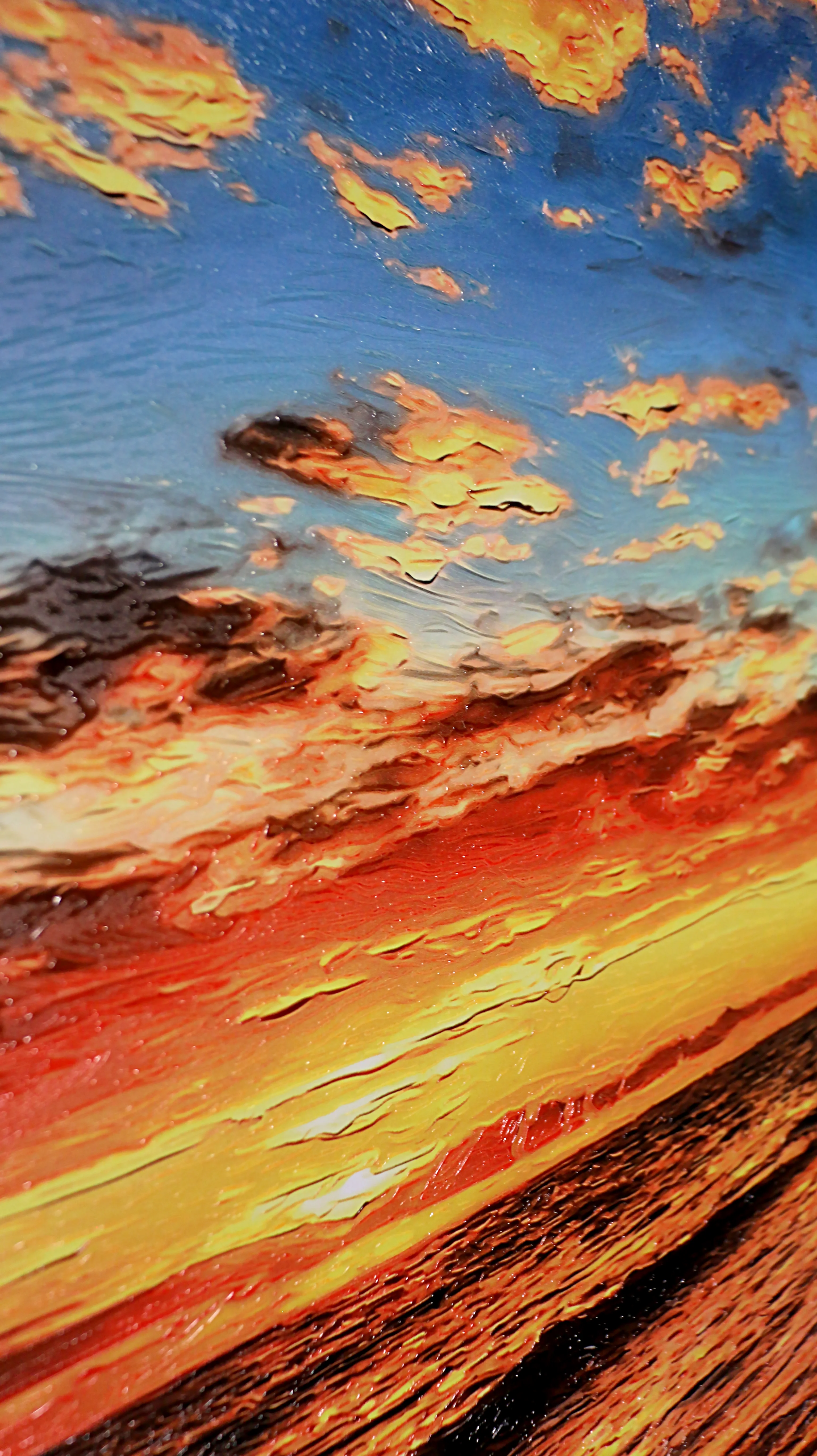 Tropic Dusk Symphony - Haptic 3D Embossed + High-Gloss Lacquer Print - Image 6