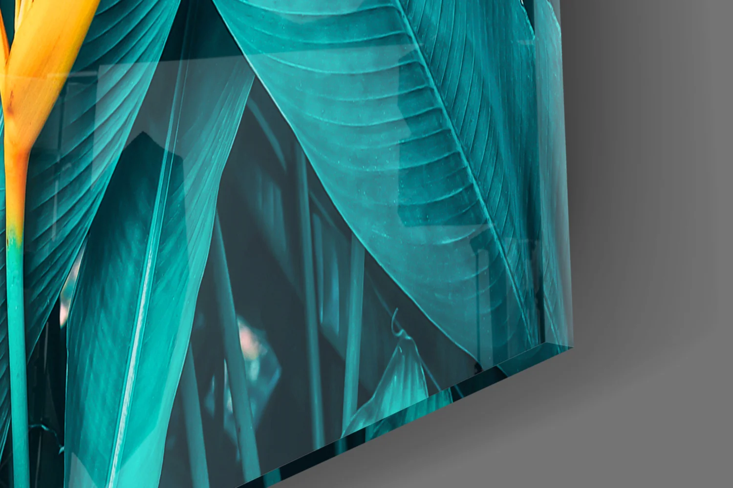 Tropical Leaf 3 Glass Wall Arts - Image 7