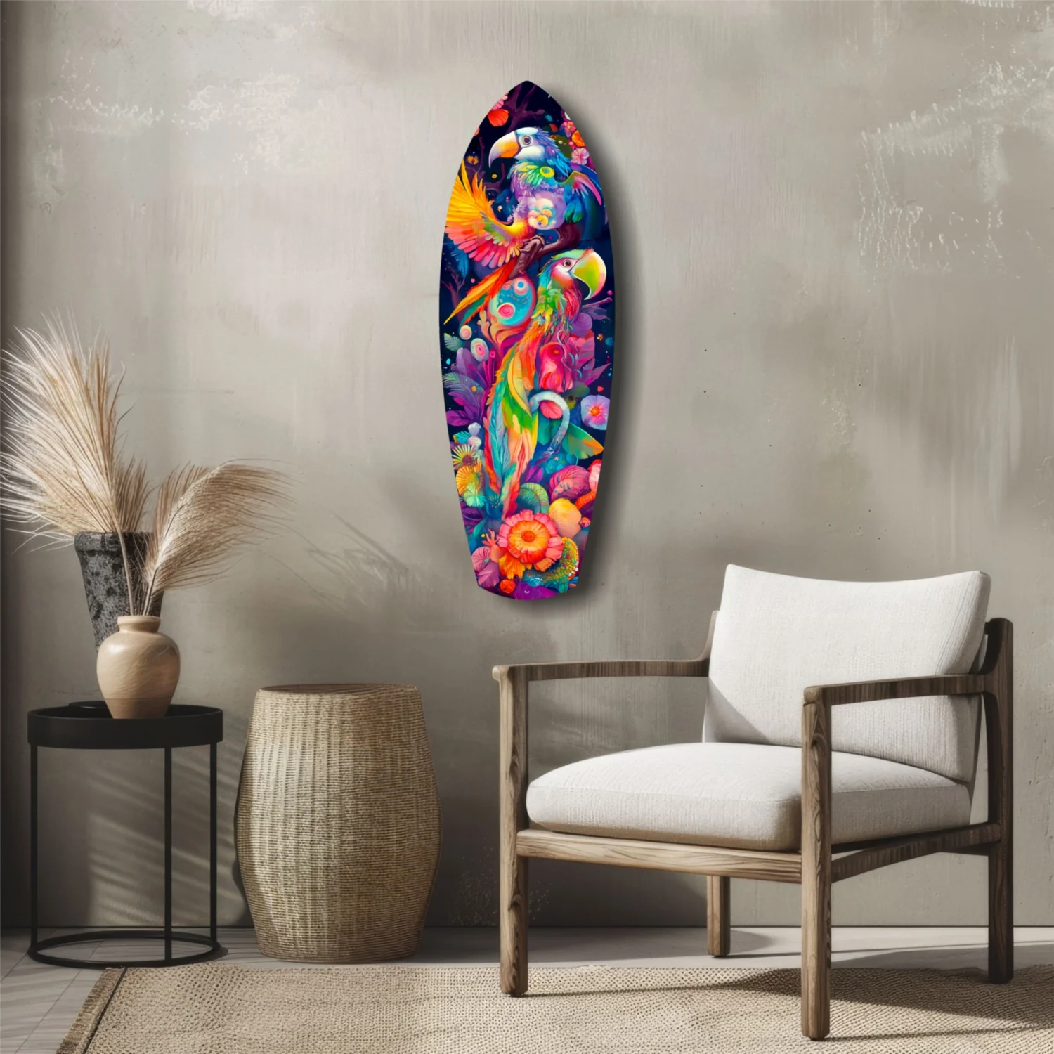 Tropical Symphony Glass Wall Art - Image 5