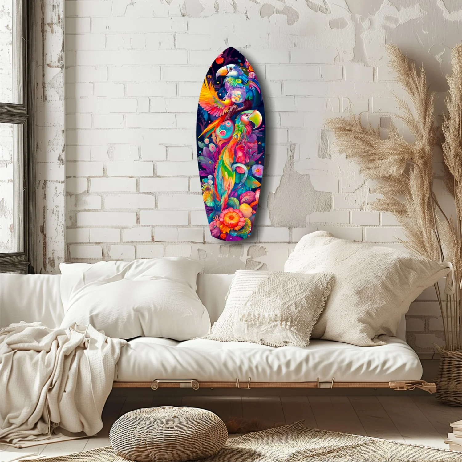 Tropical Symphony Glass Wall Art - Image 6