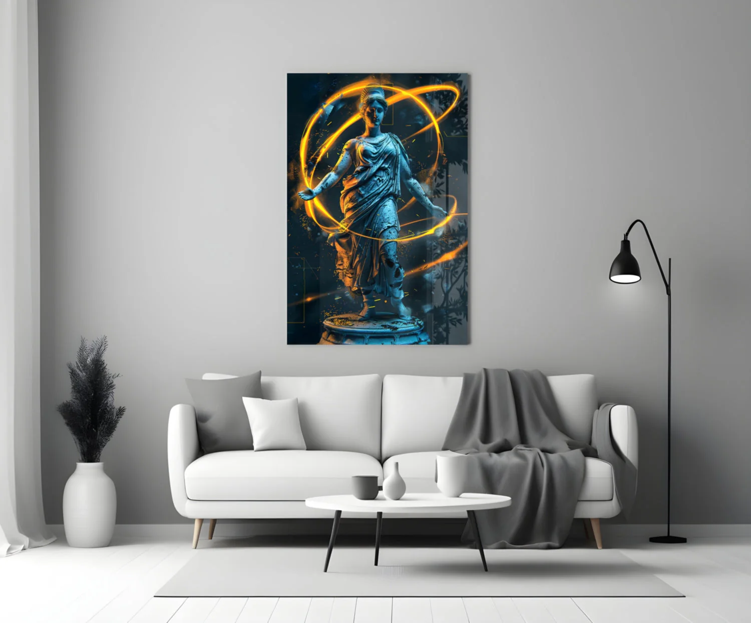 Neon Venus Glass Wall Art || Designer Collection - Image 3