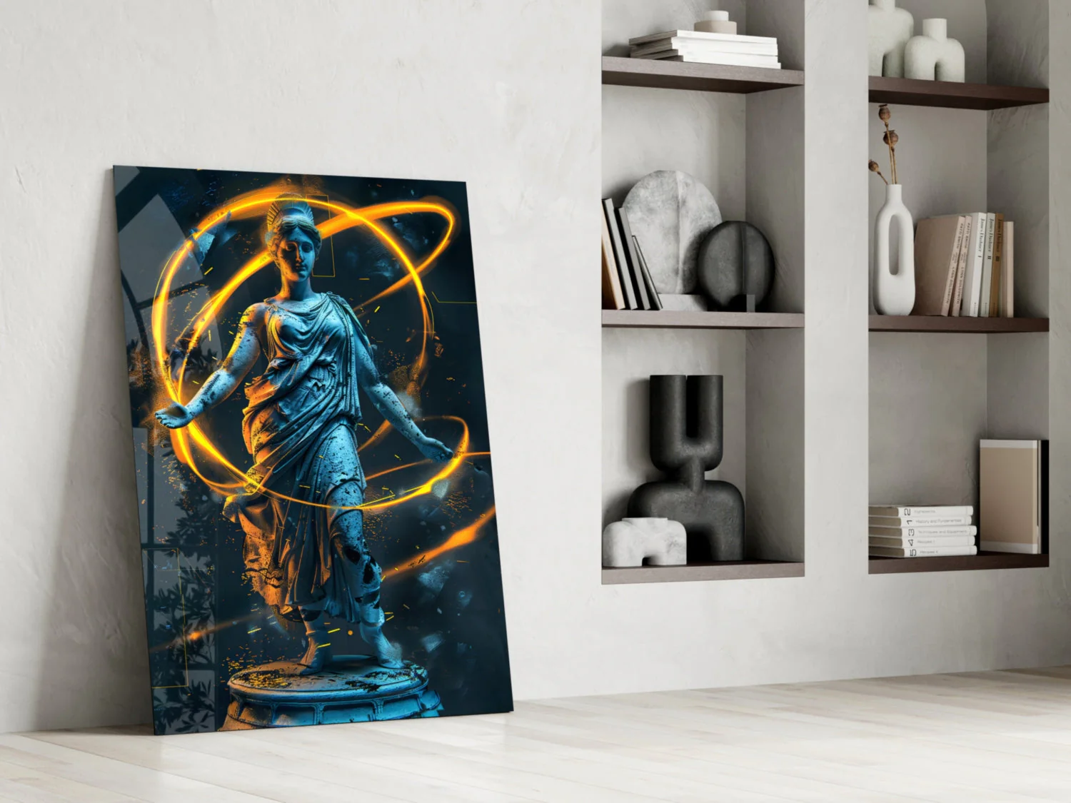 Neon Venus Glass Wall Art || Designer Collection - Image 6