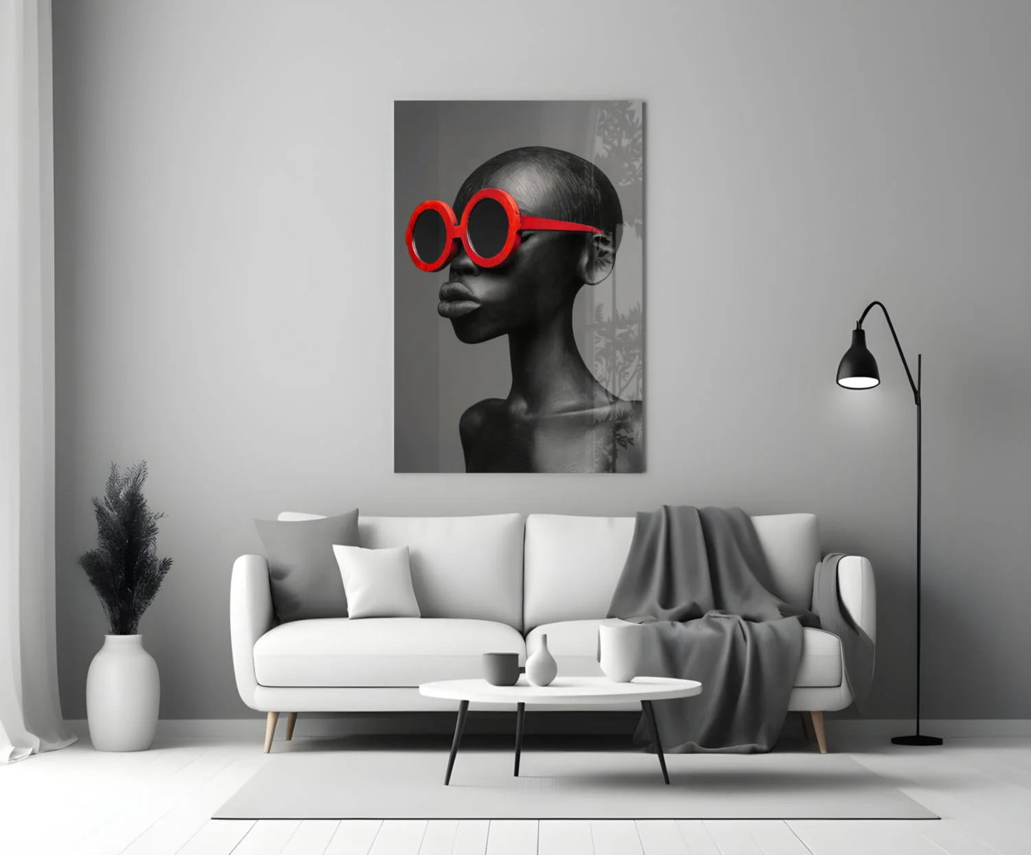 Faces of Colors Glass Wall Art || Designer Collection - Image 3