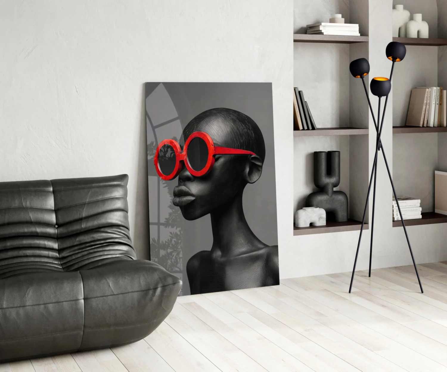 Faces of Colors Glass Wall Art || Designer Collection - Image 5