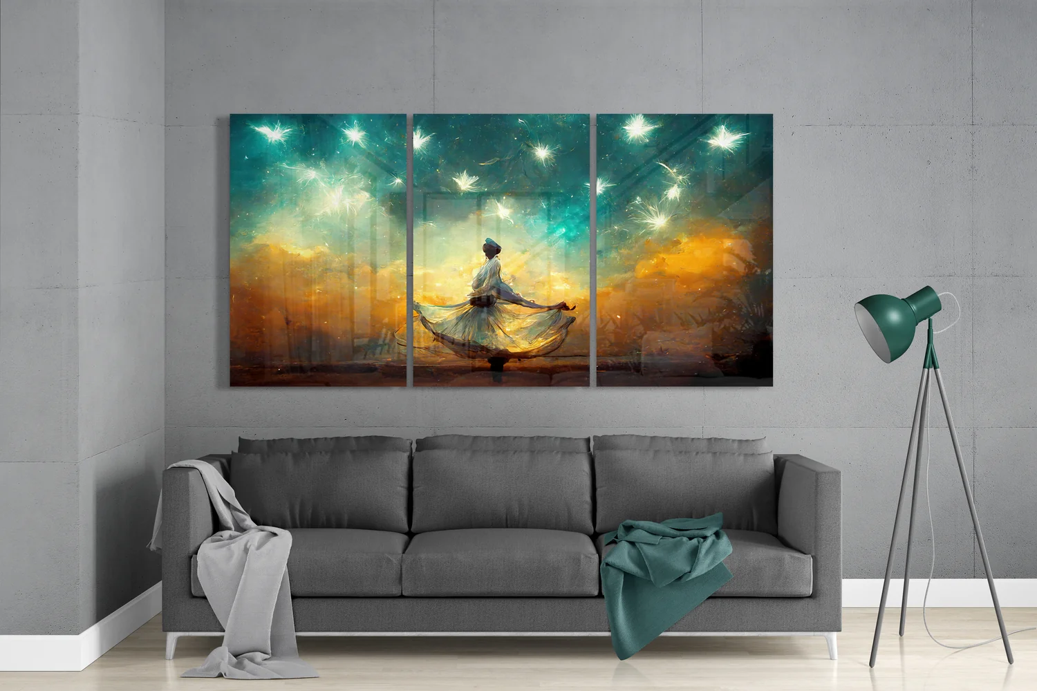 Under the Sky Glass Wall Art - Image 3