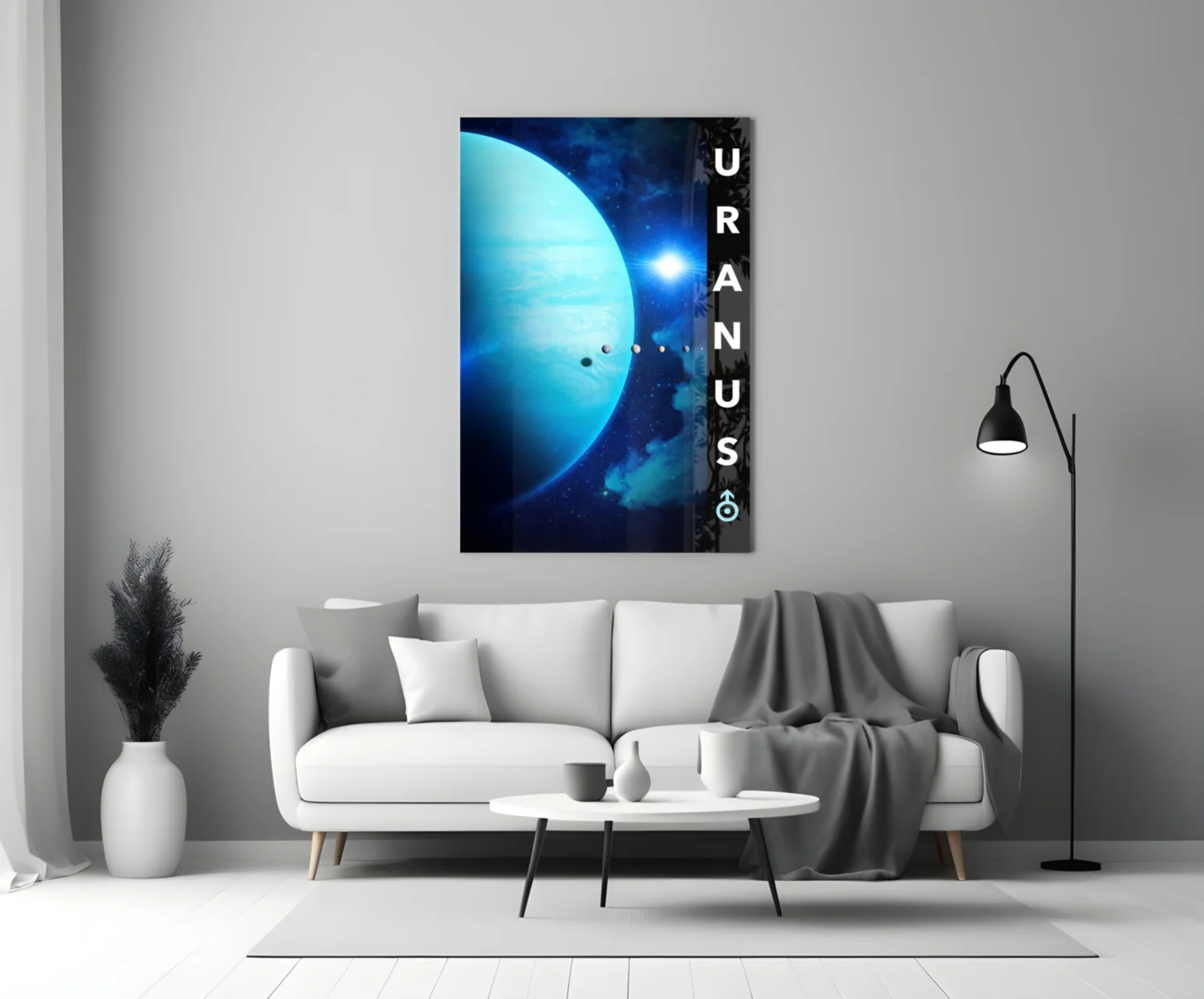Uranus Glass Wall Art - Image 3