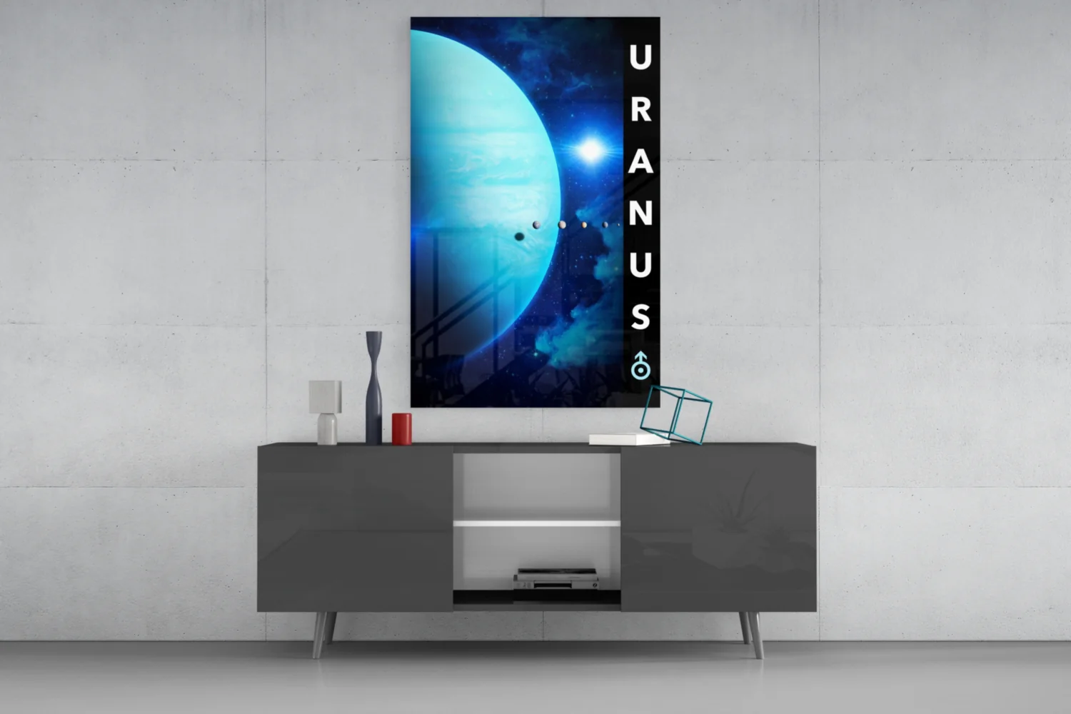 Uranus Glass Wall Art - Image 8