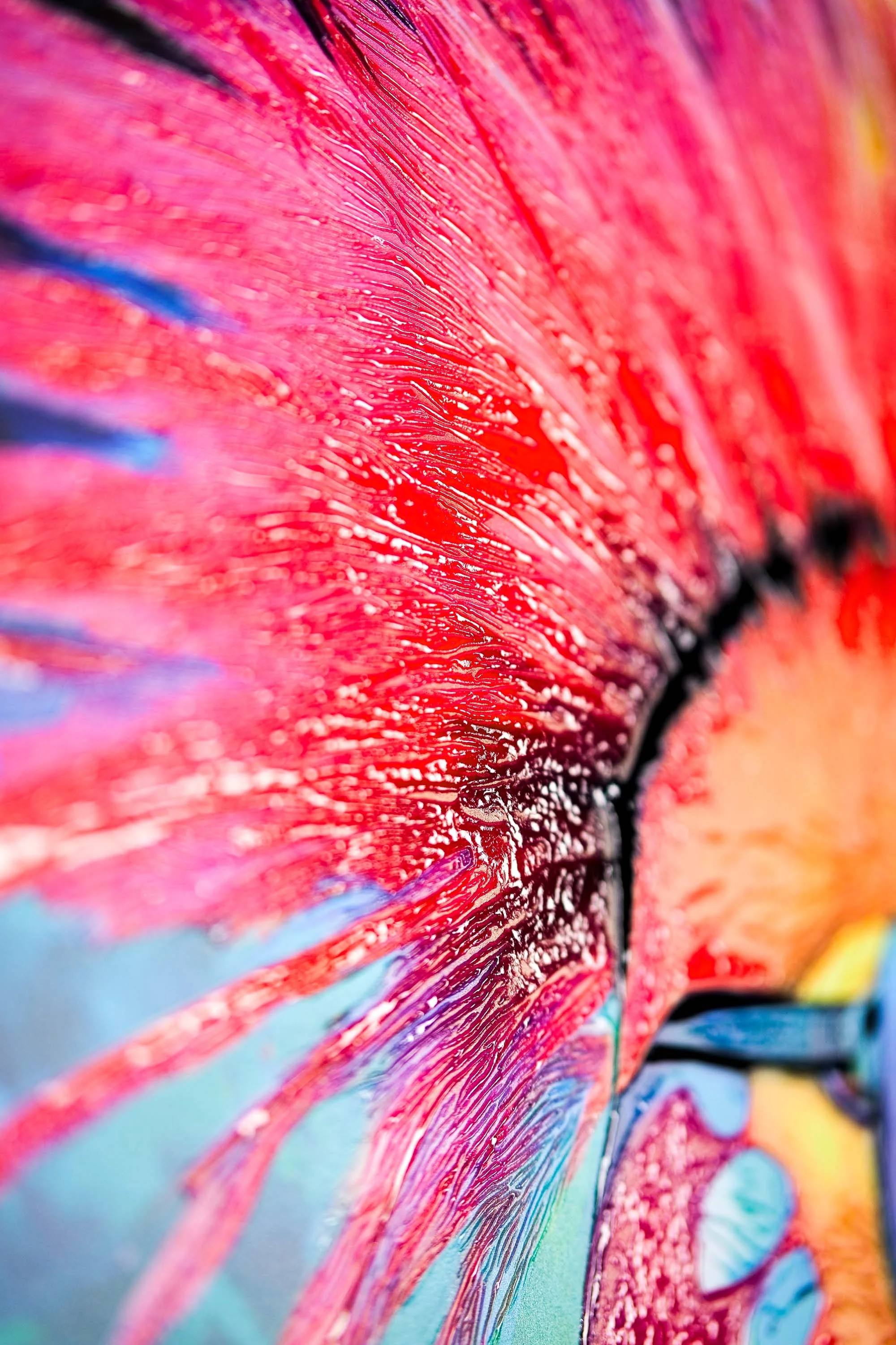 Electric Flamingo Groove — 3D Haptic Embossed High-Gloss Luxury Wall Art - Image 10