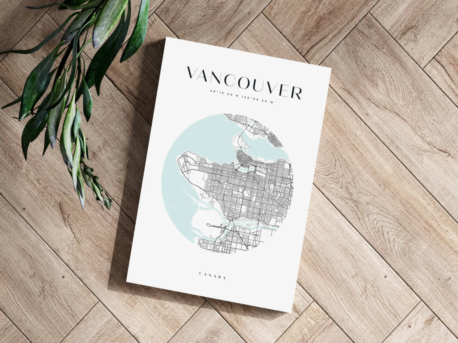 Vancouver V2 Aluminum Print - Image 3