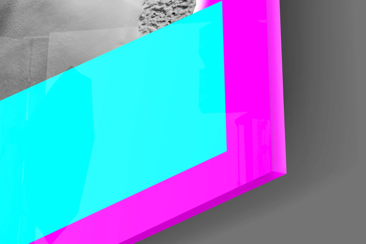 Vaporwave Venus Op Art Glass Wall Art - Image 7