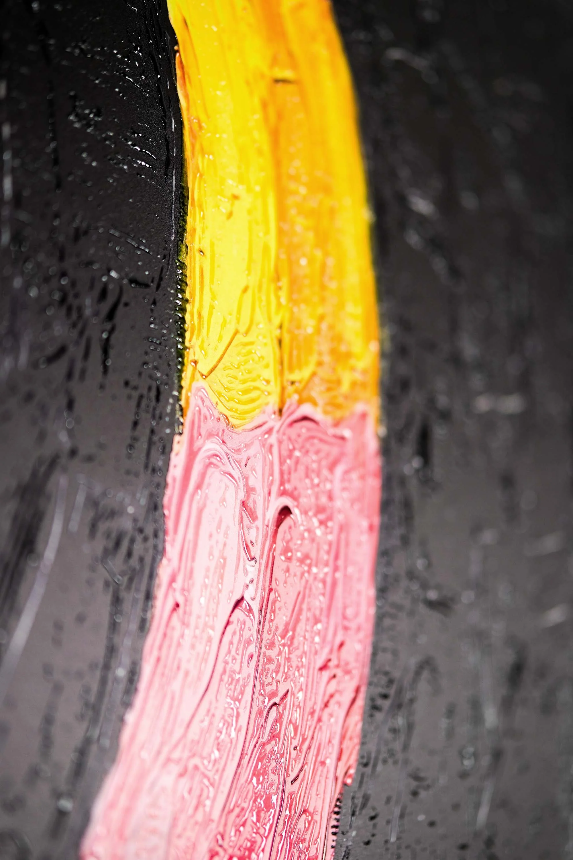 Velvet Drip — 3D Haptic Embossed High-Gloss Luxury Wall Art - Image 2