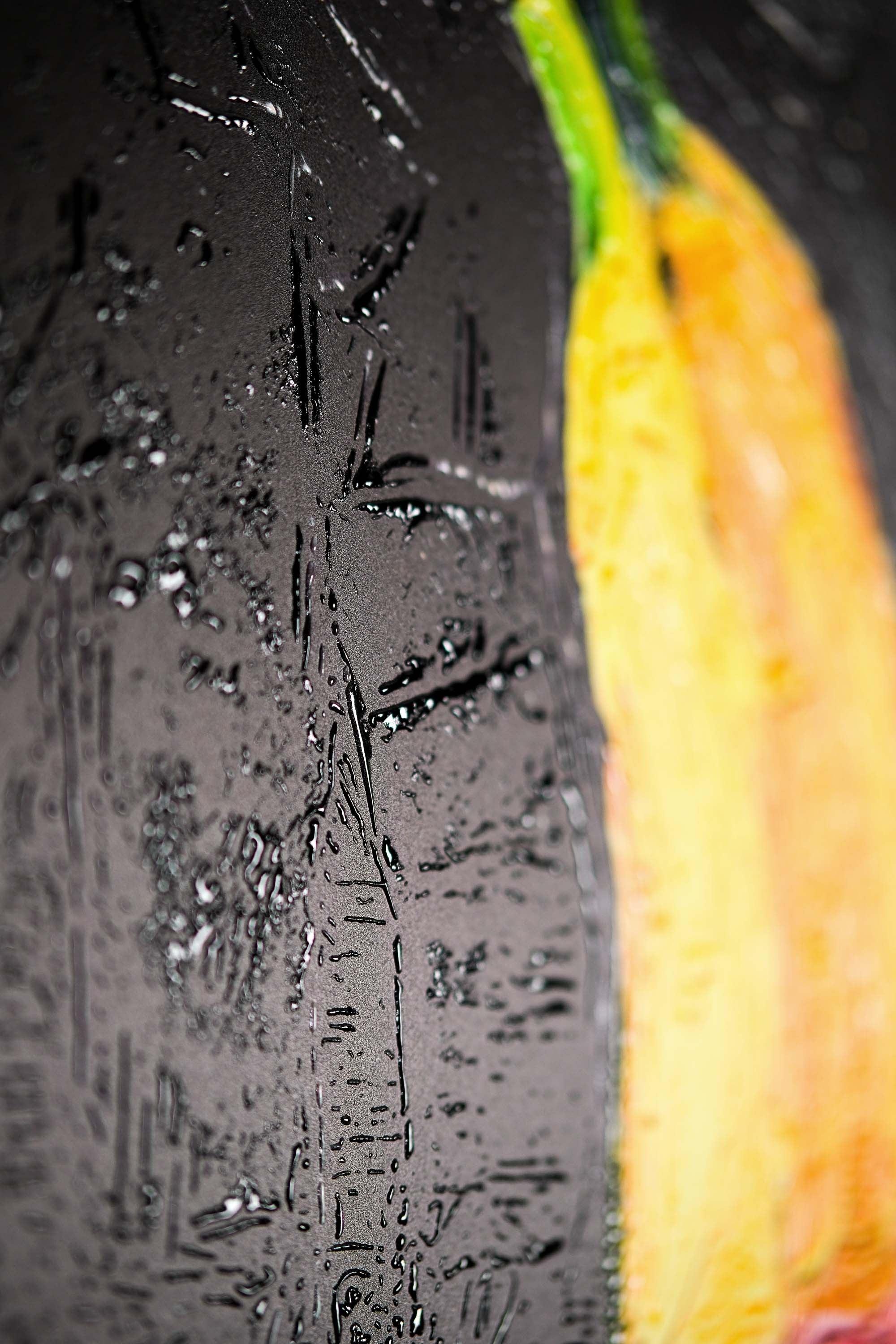 Velvet Drip — 3D Haptic Embossed High-Gloss Luxury Wall Art - Image 3