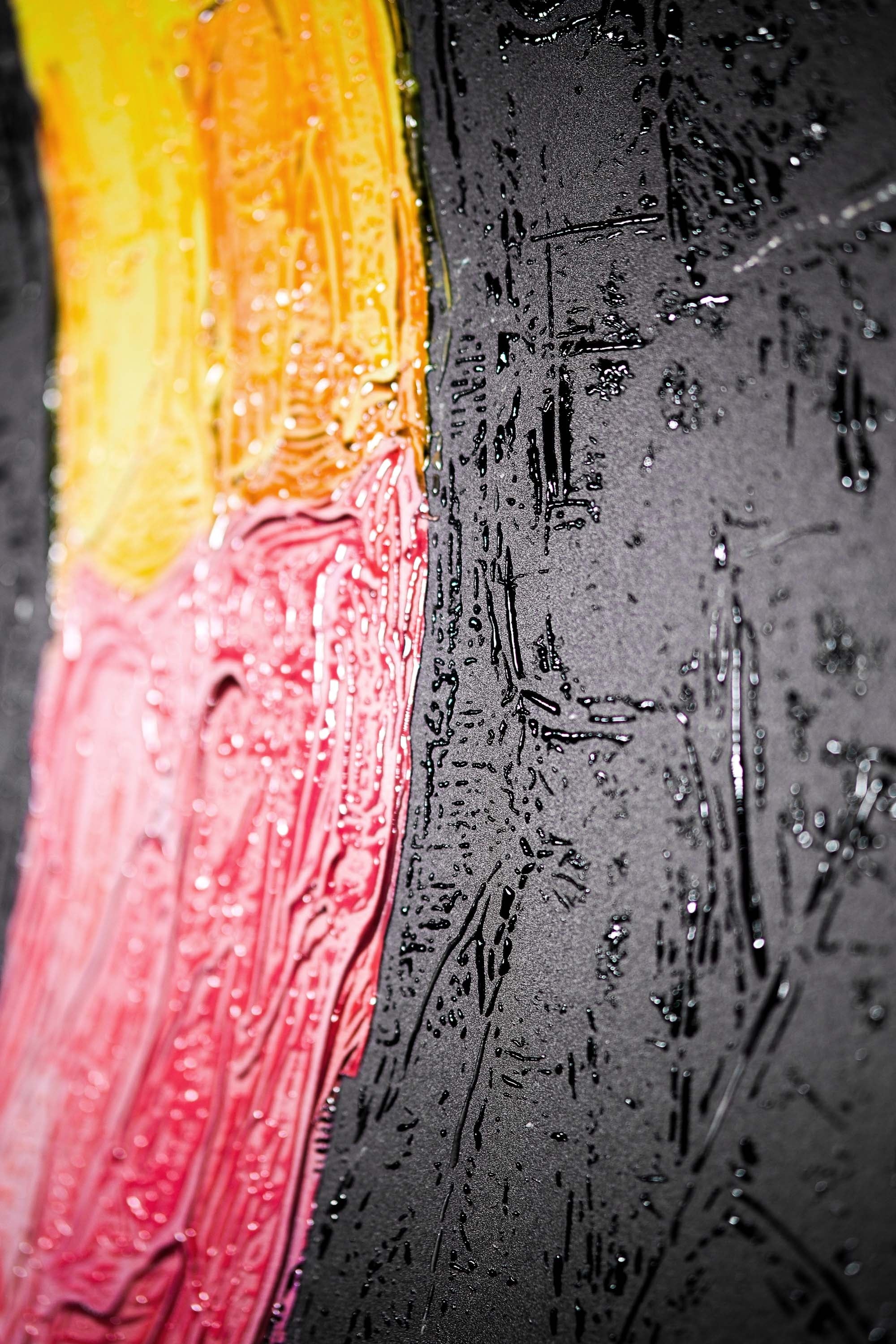 Velvet Drip — 3D Haptic Embossed High-Gloss Luxury Wall Art - Image 4