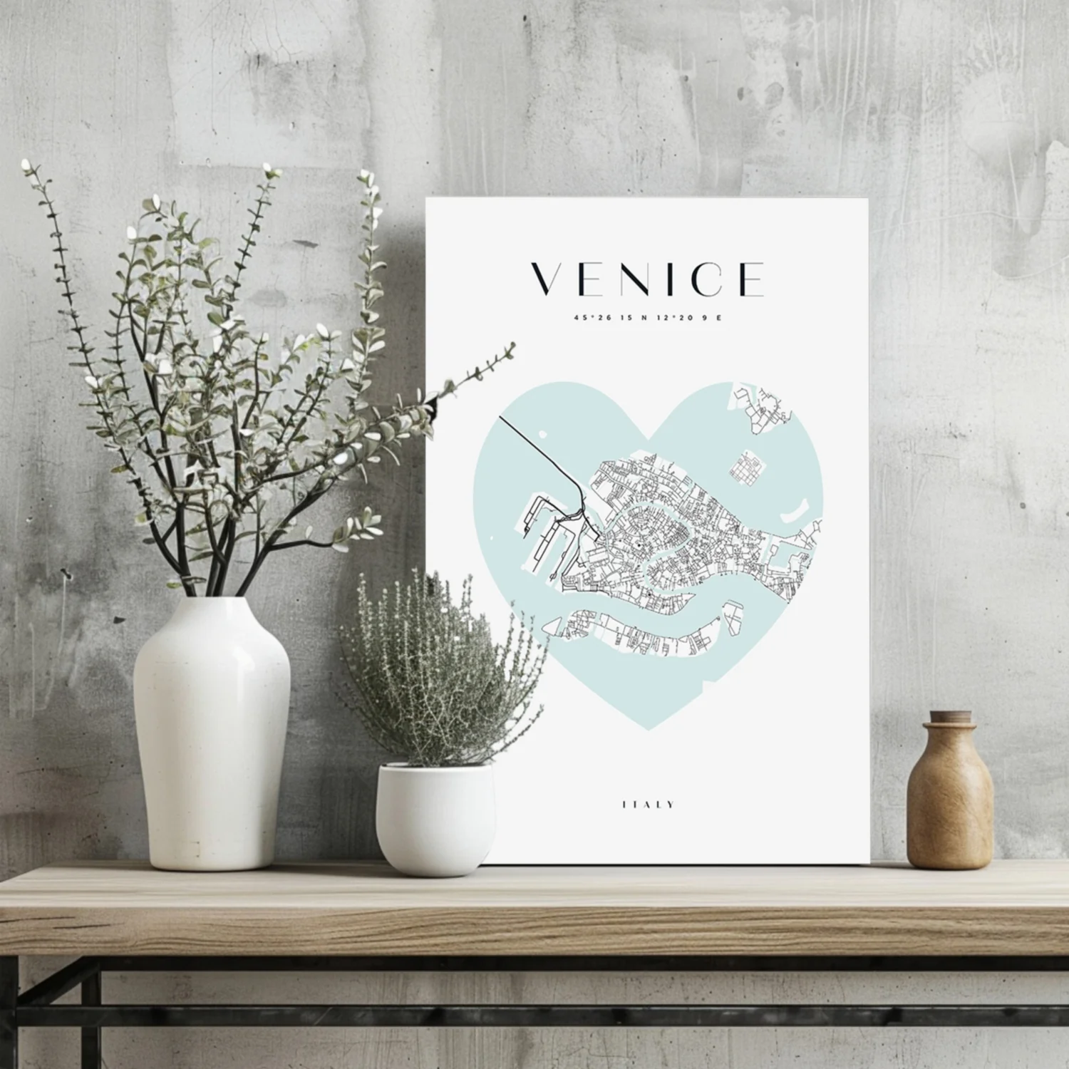 Venice V1 Aluminum Print - Image 2