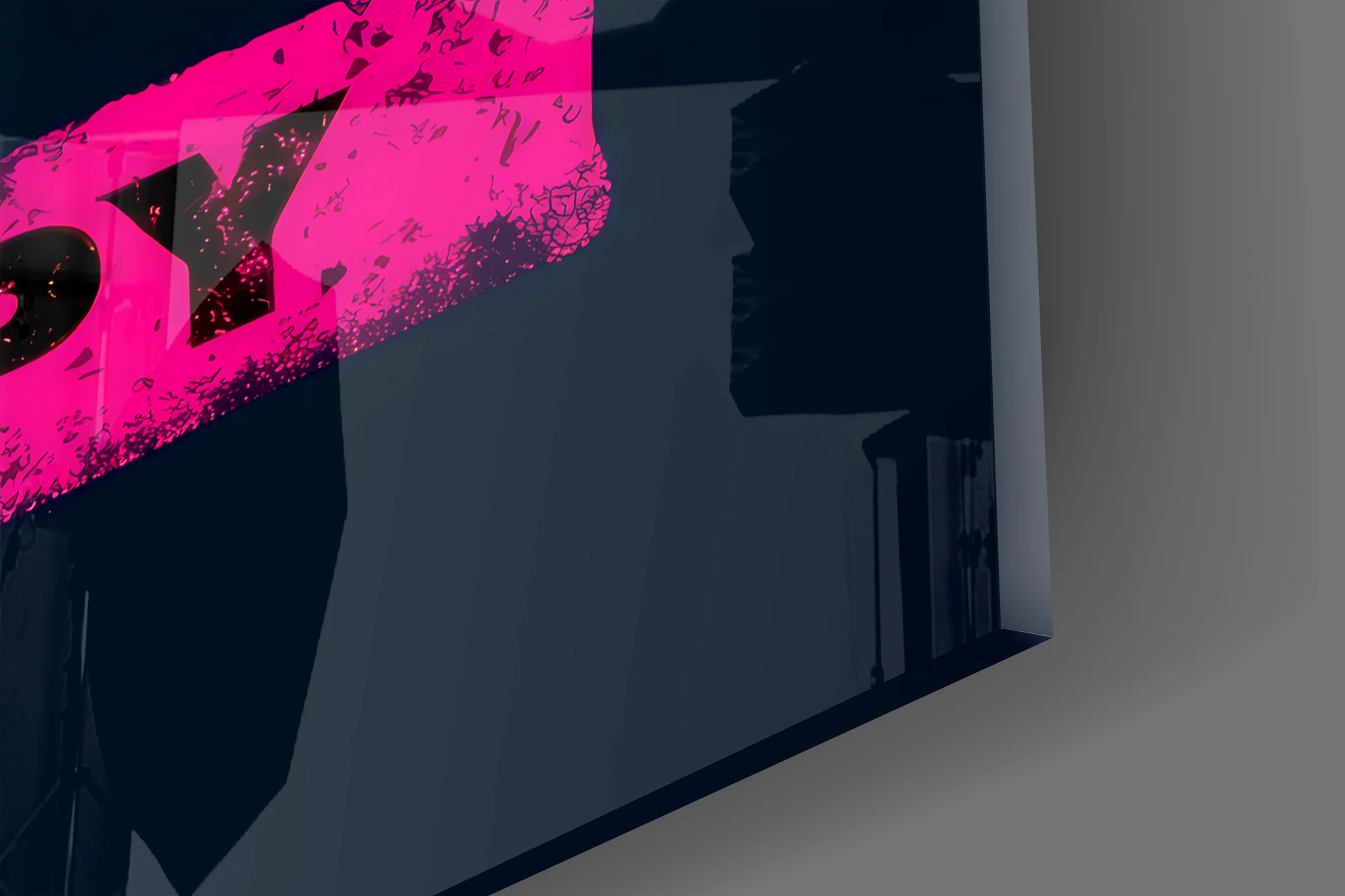 Vibrant Happiness Stack Glass Wall Art - Image 4