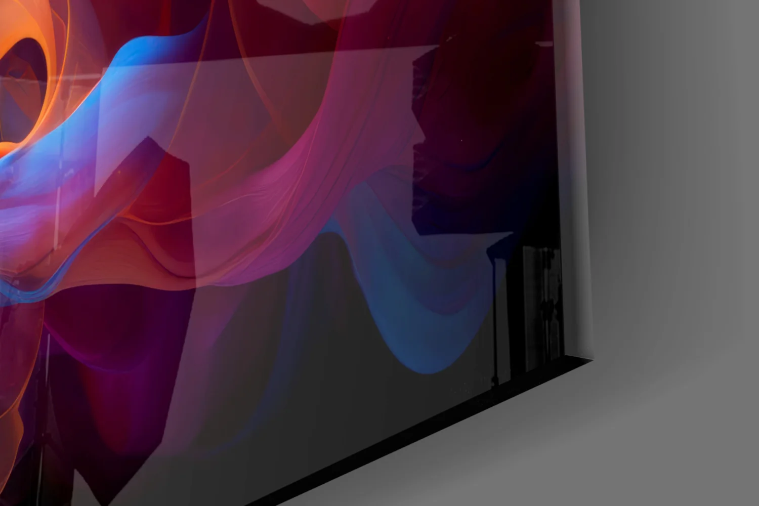 Vibrant Swirls Glass Wall Art - Image 8