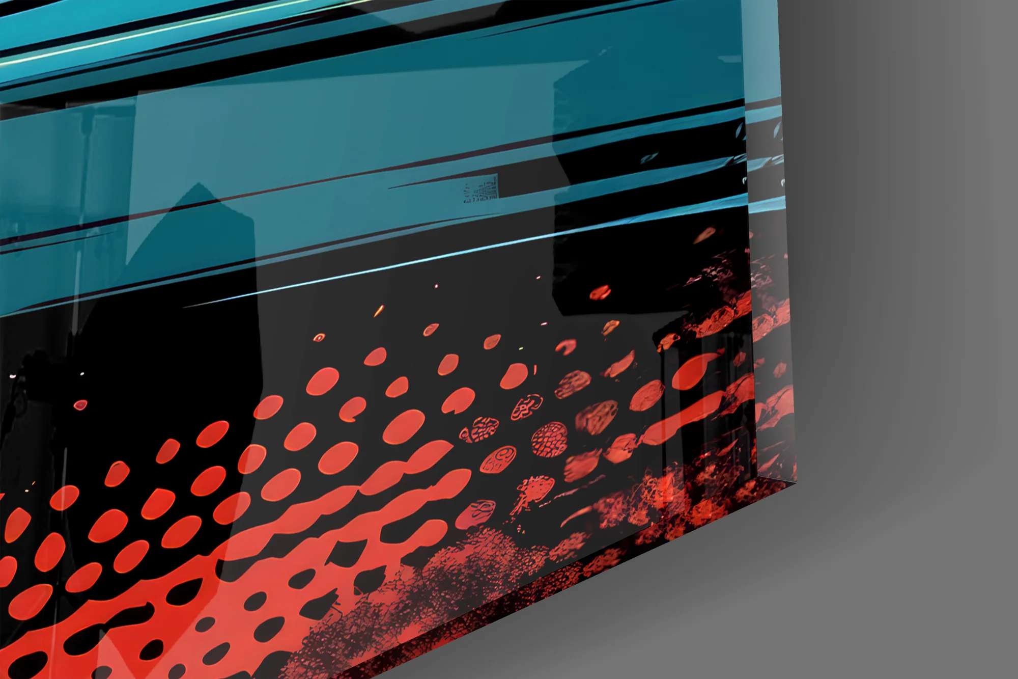 Vibrant Turntable Pop Glass Wall Art - Image 4