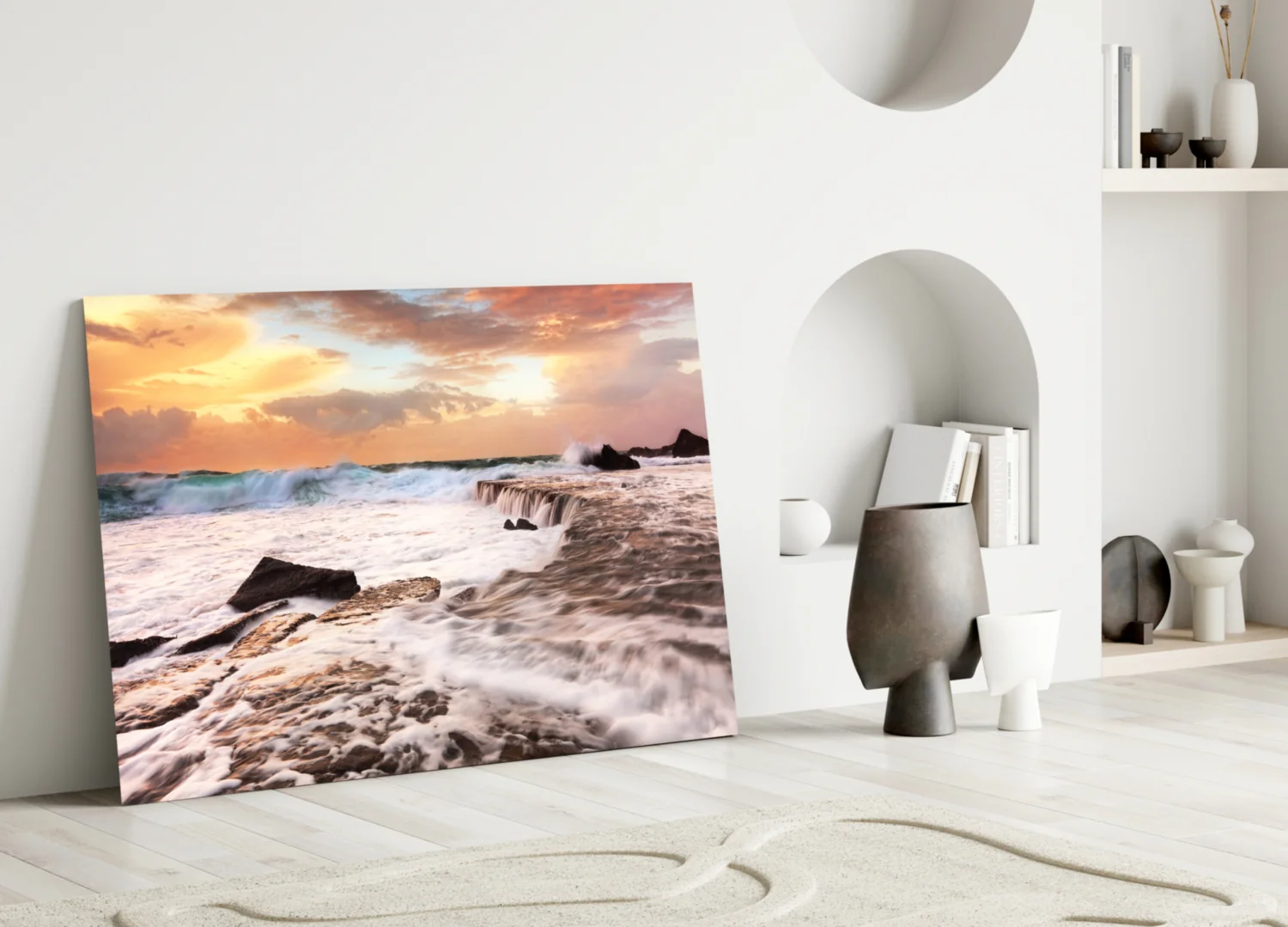 Vicious Waves Glass Wall Art - Image 3