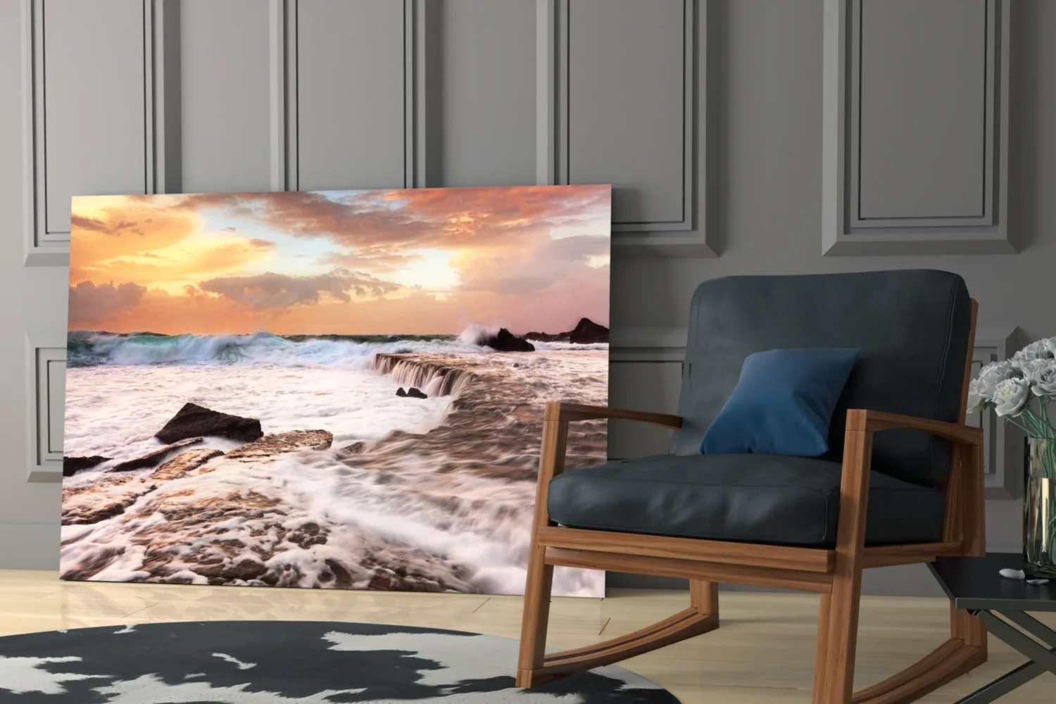 Vicious Waves Glass Wall Art - Image 6
