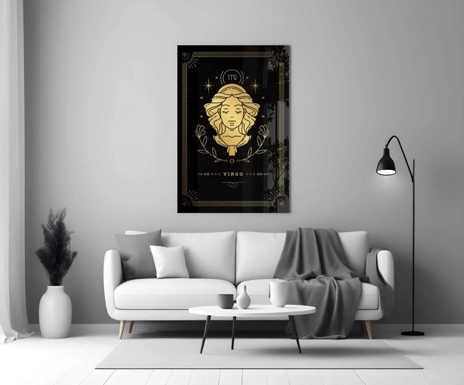 Virgo Glass Wall Art - Image 3