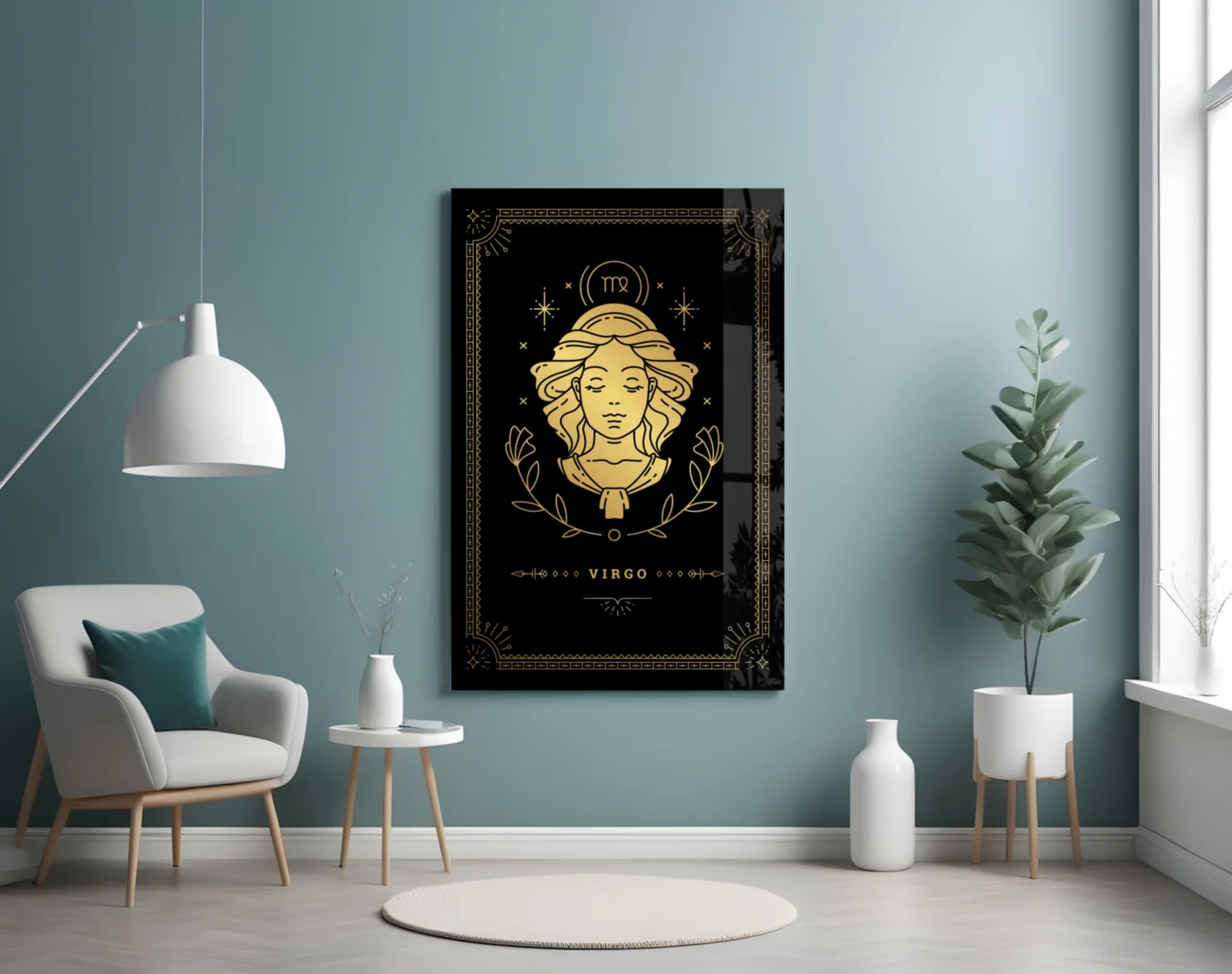 Virgo Glass Wall Art - Image 4