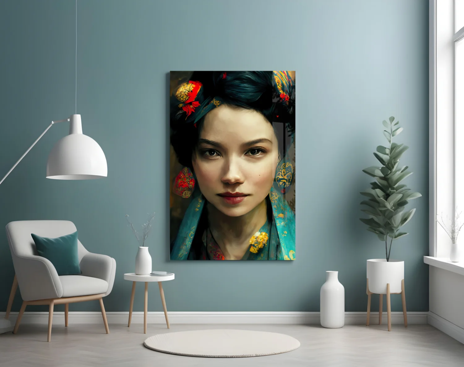 Virtual Beauty Glass Wall Art || Designers Collection - Image 5