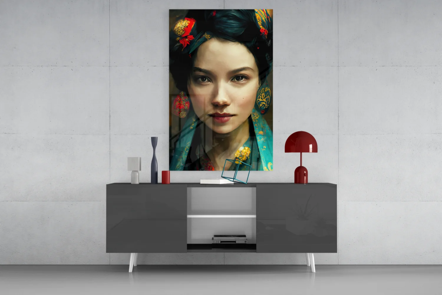 Virtual Beauty Glass Wall Art || Designers Collection - Image 9