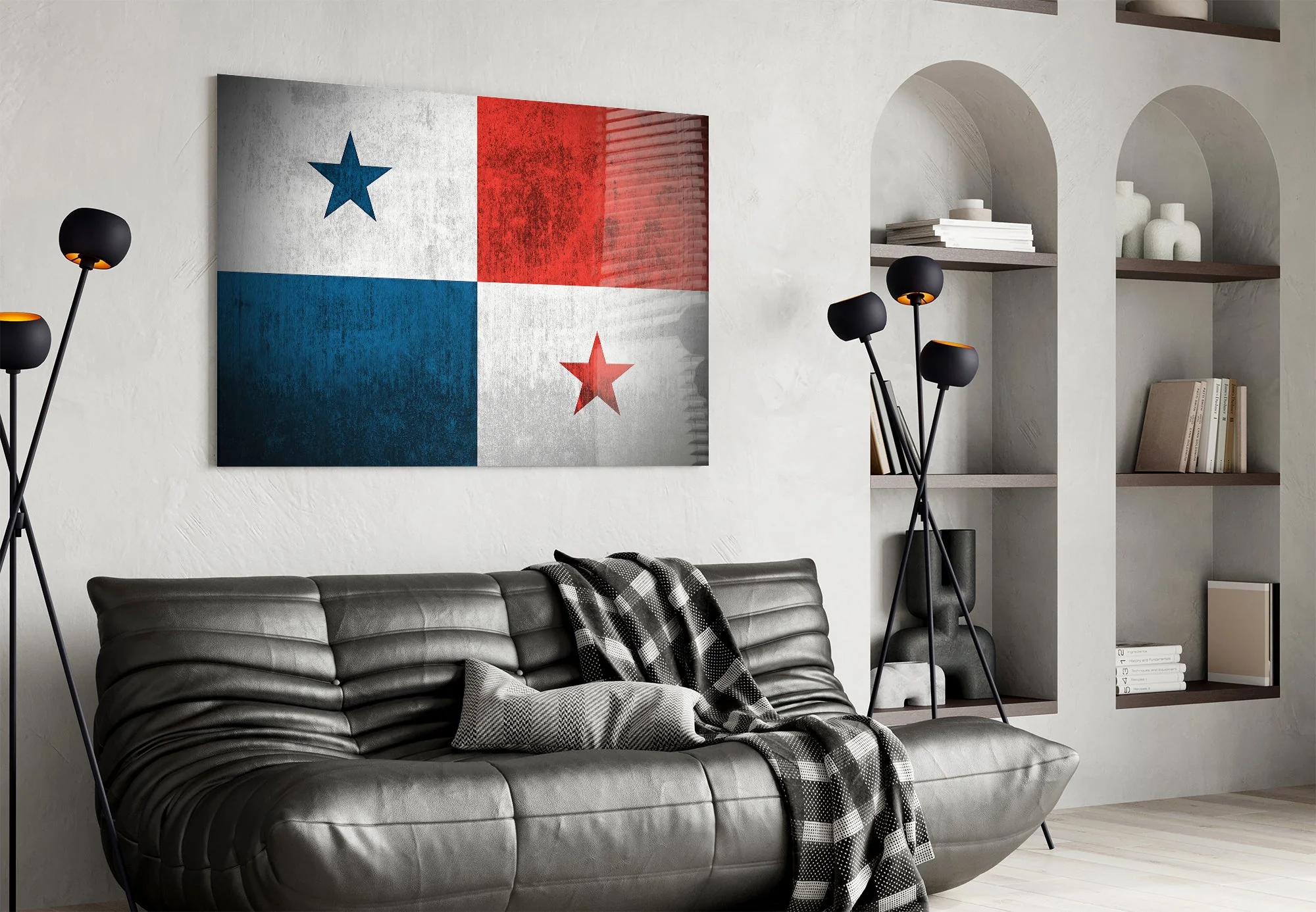 Vivid, patriotic wall art Glass Wall Art - Image 4