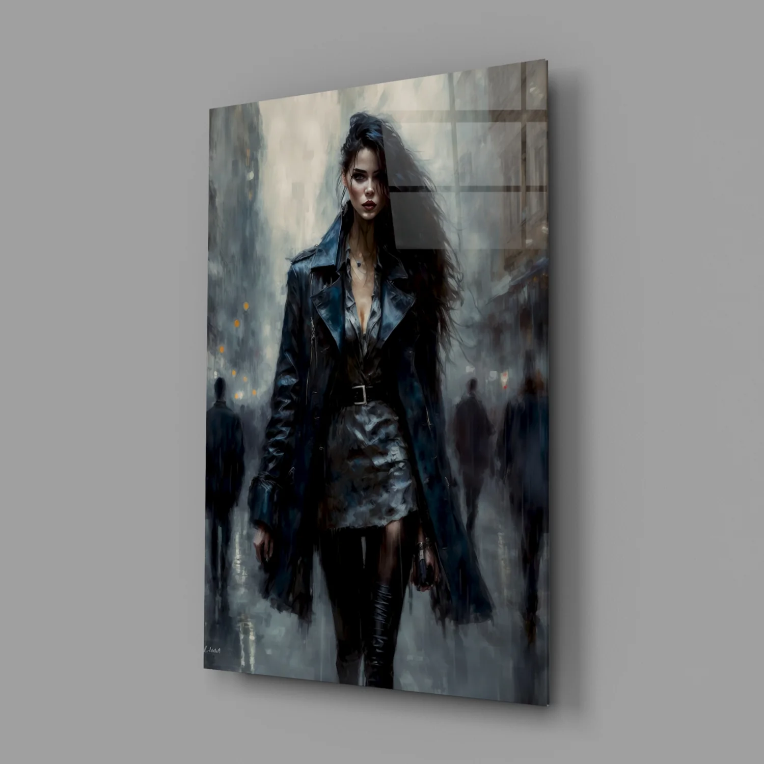 Walk Womanly Glass Wall Art || Designers Collection - Image 2