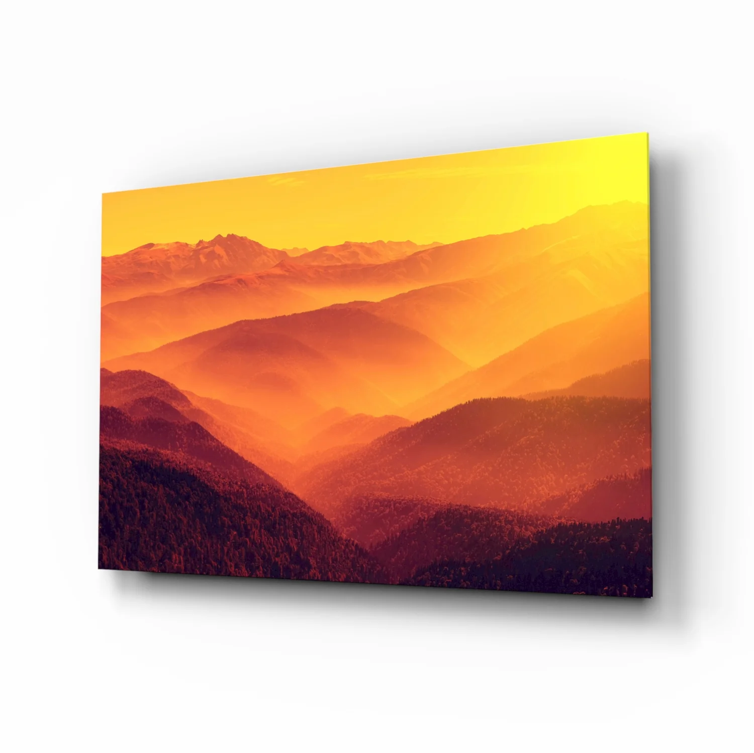 Warm Landscape Glass Wall Art - Image 2