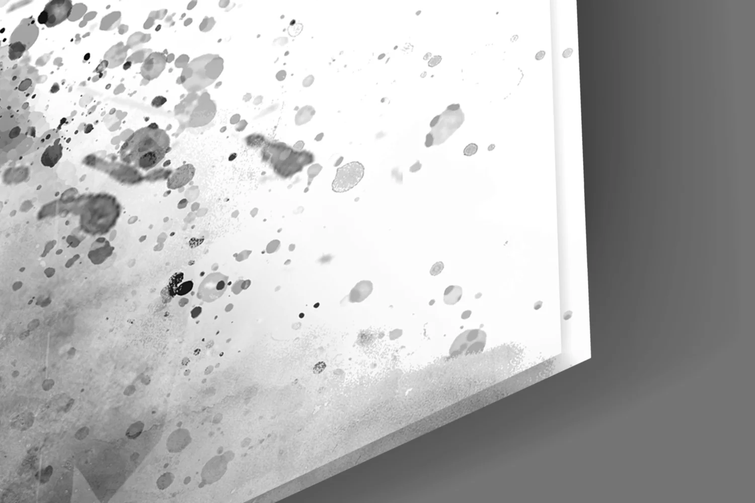 Watercolor Half Face Wolf Glass Wall Art - Image 7