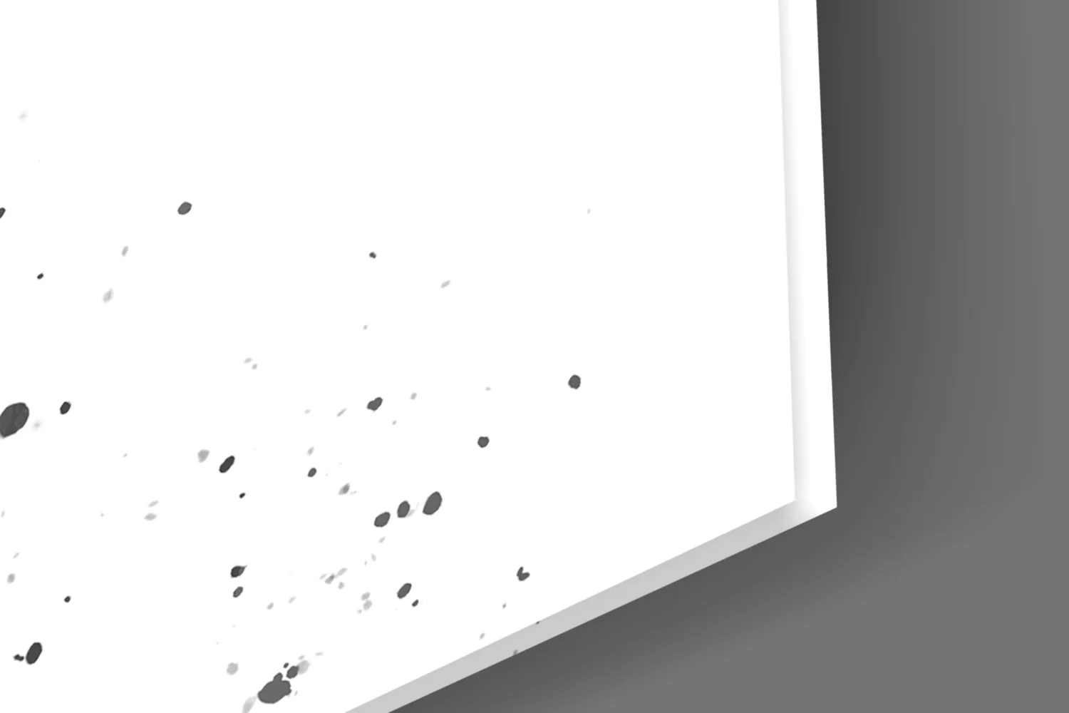 Watercolor Ink Deer Splatter Glass Wall Art - Image 7