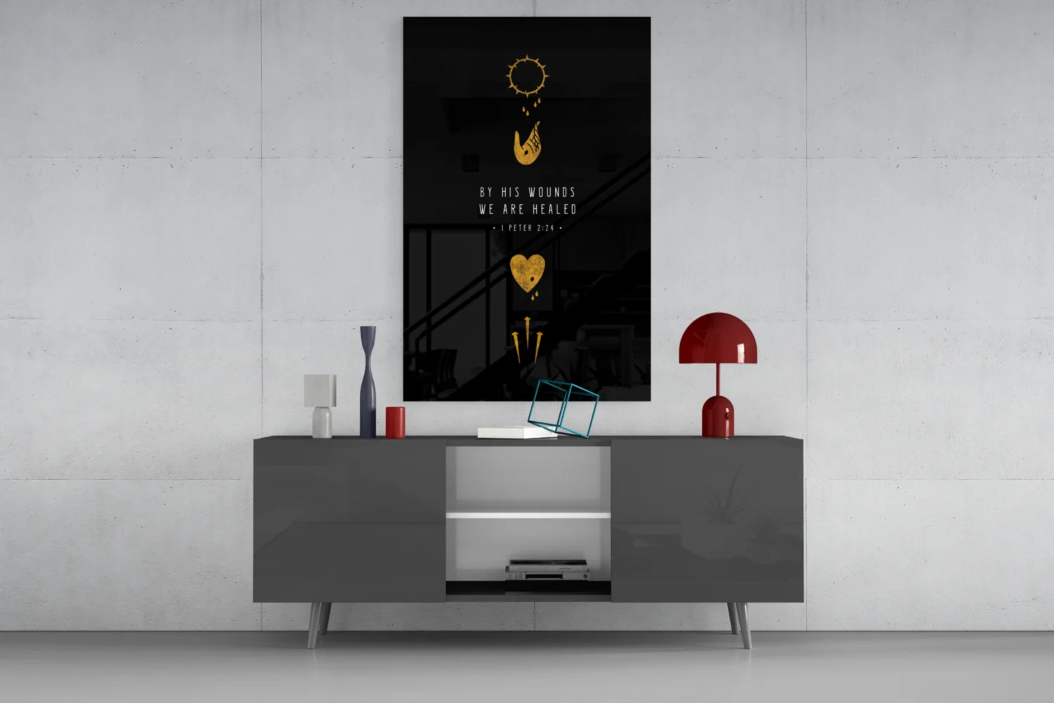We are Healed Glass Wall Art - Image 8