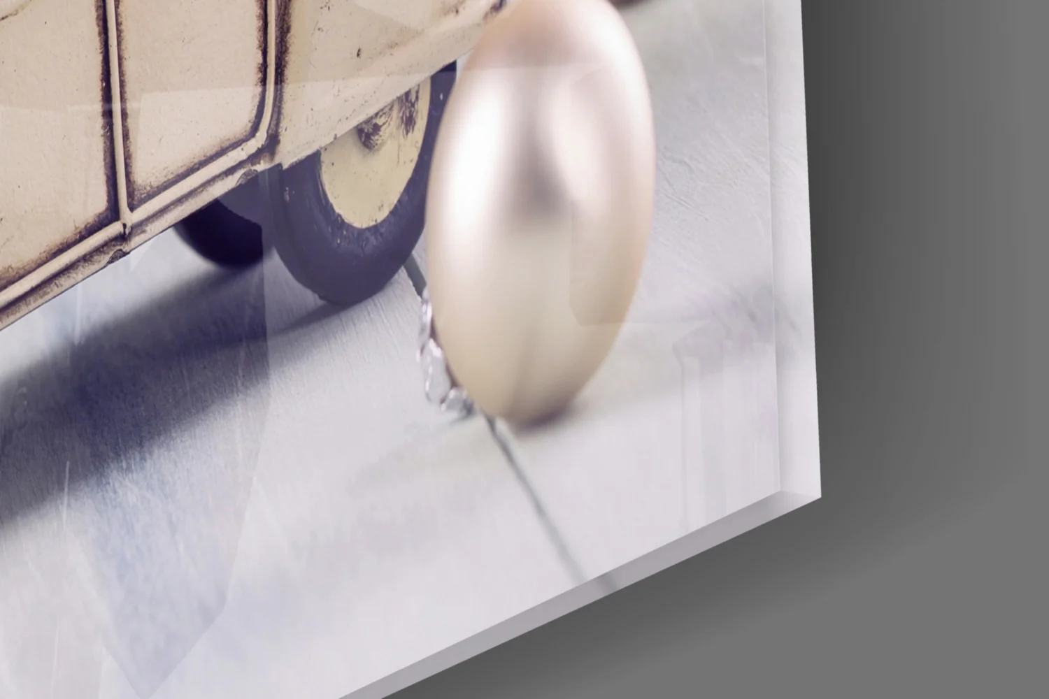 Retro French Car Glass Wall Art - Image 8