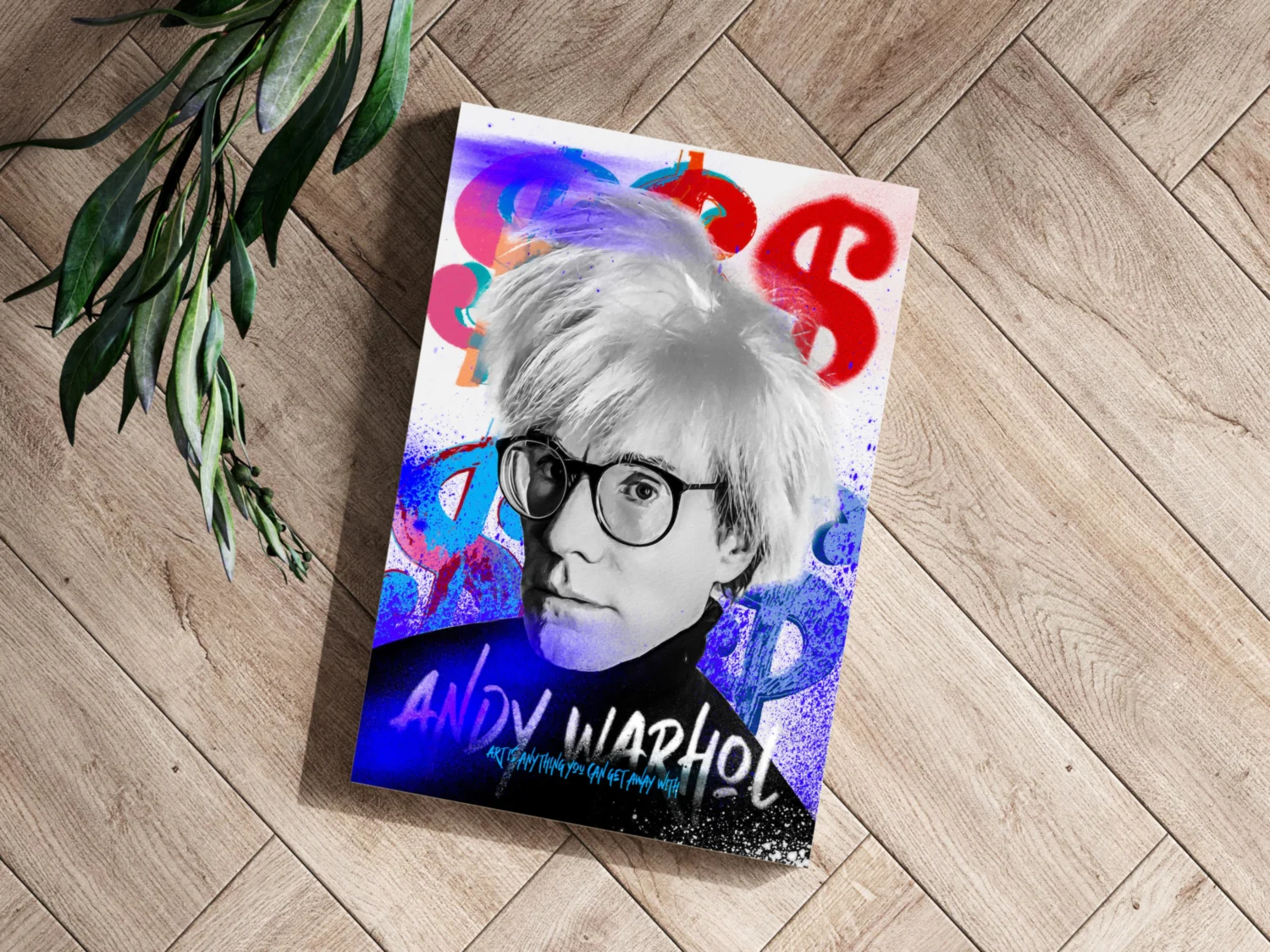 Wild Hair Pop Portrait Aluminum Print - Image 3