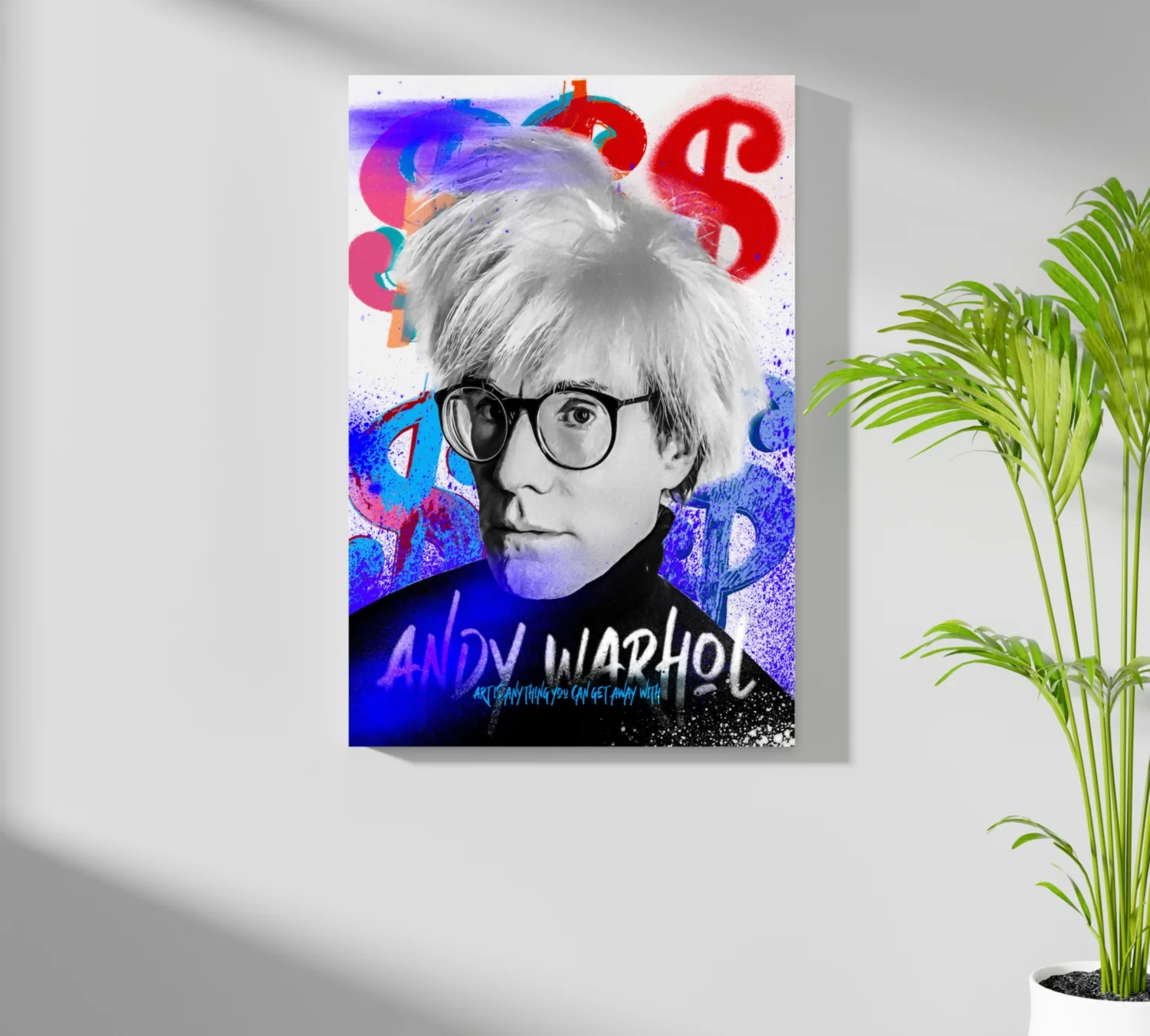 Wild Hair Pop Portrait Aluminum Print - Image 7