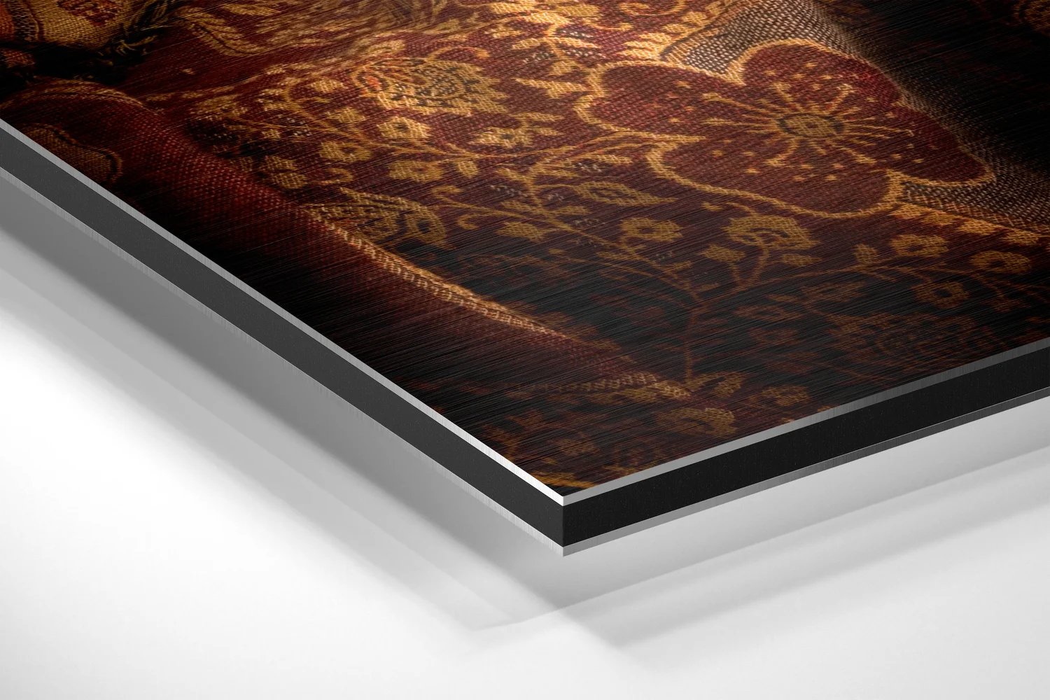 Wine Brushed Aluminium Dibond Wall Art - Image 2