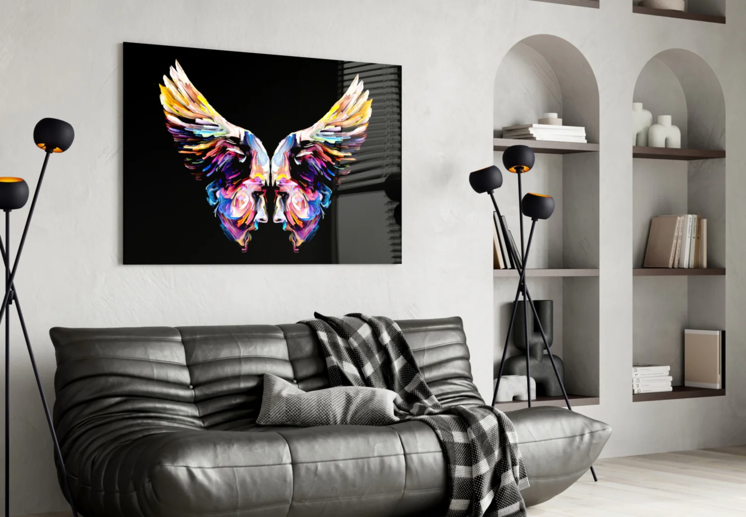 Wings Glass Wall Art - Image 4