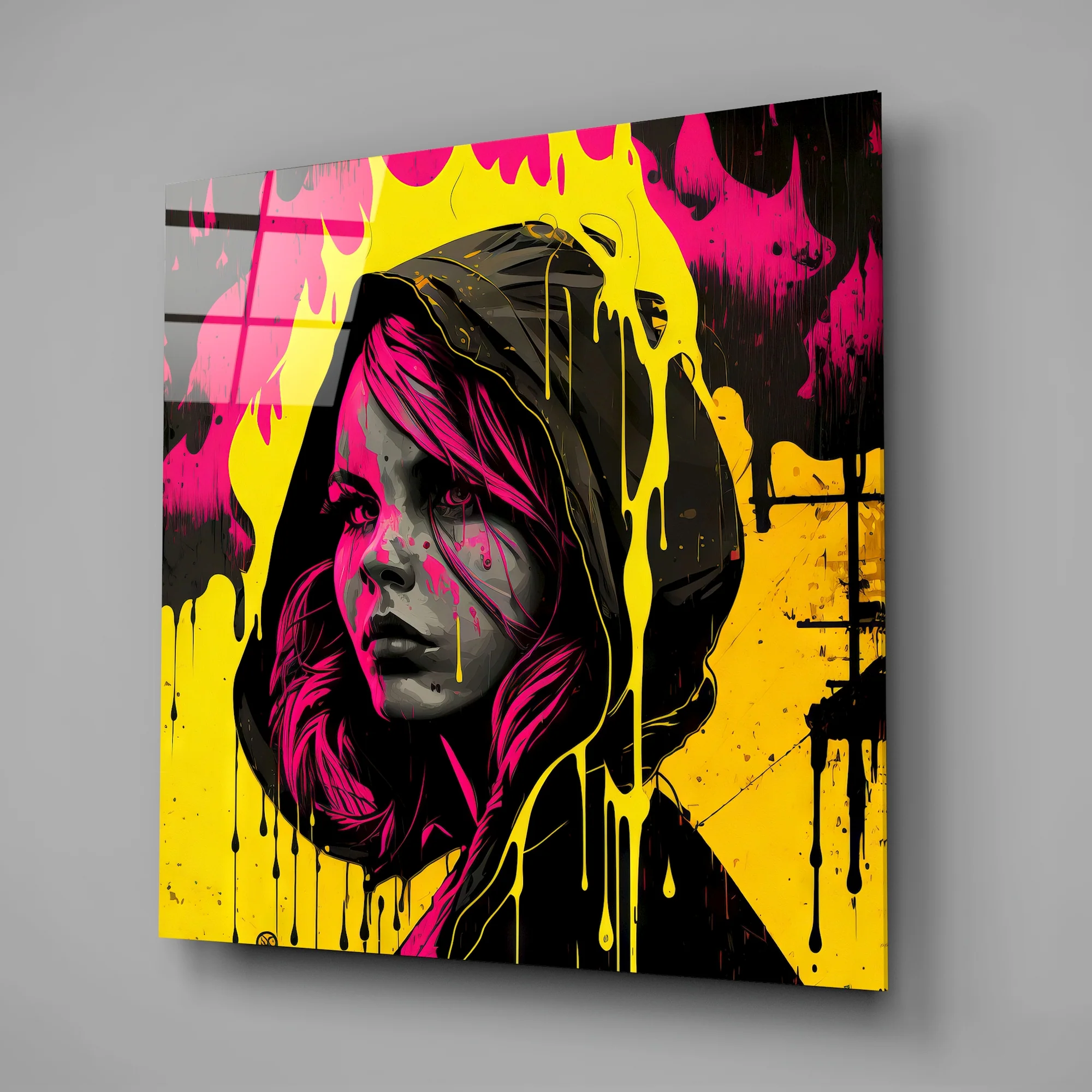 Woman Glass Wall Art || Designers Collection - Image 2