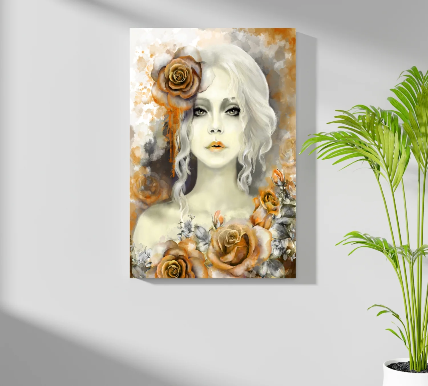 Woman Portrait Aluminum Print - Image 7