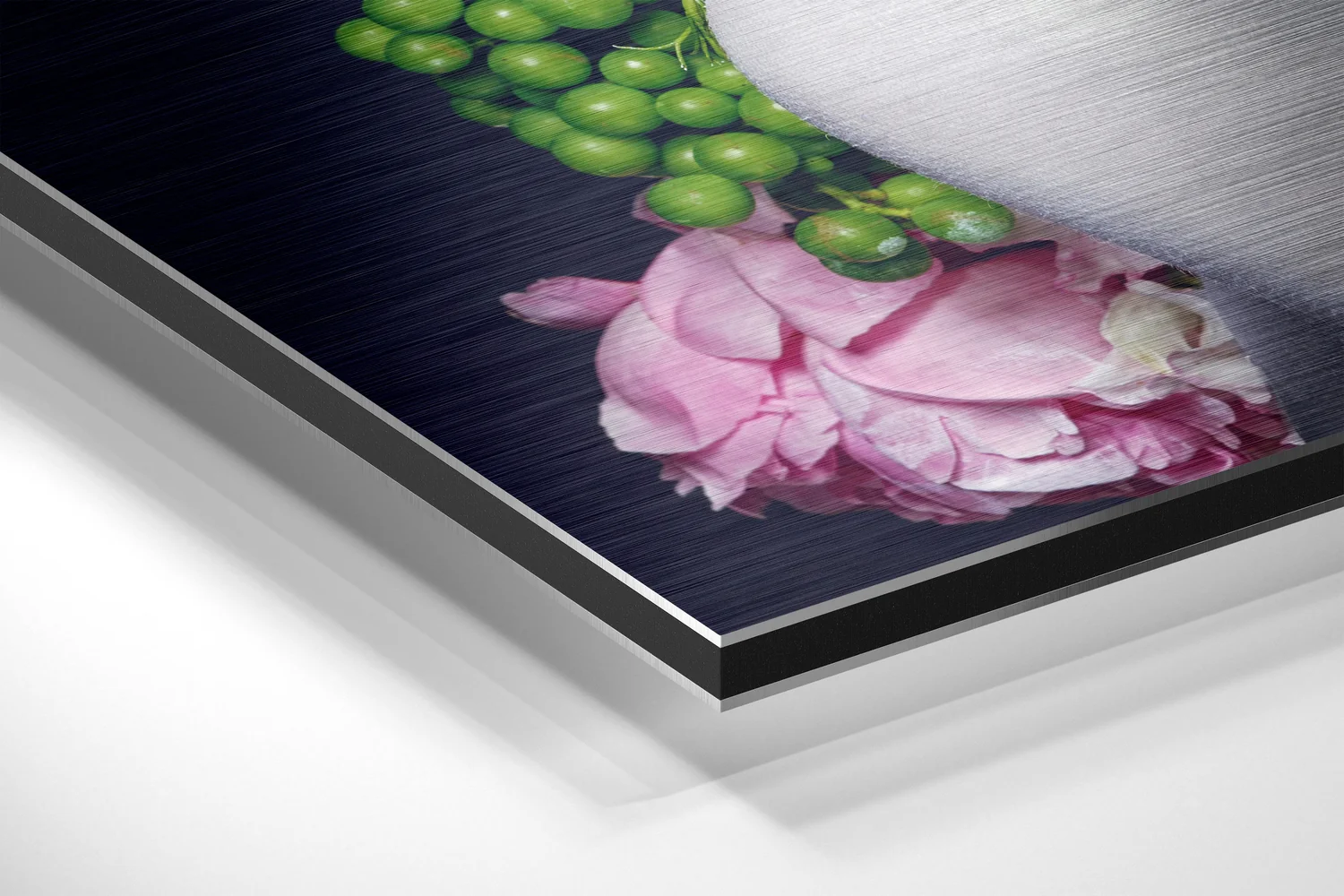 Women in Flowers Brushed Aluminium Dibond Wall Art - Image 2