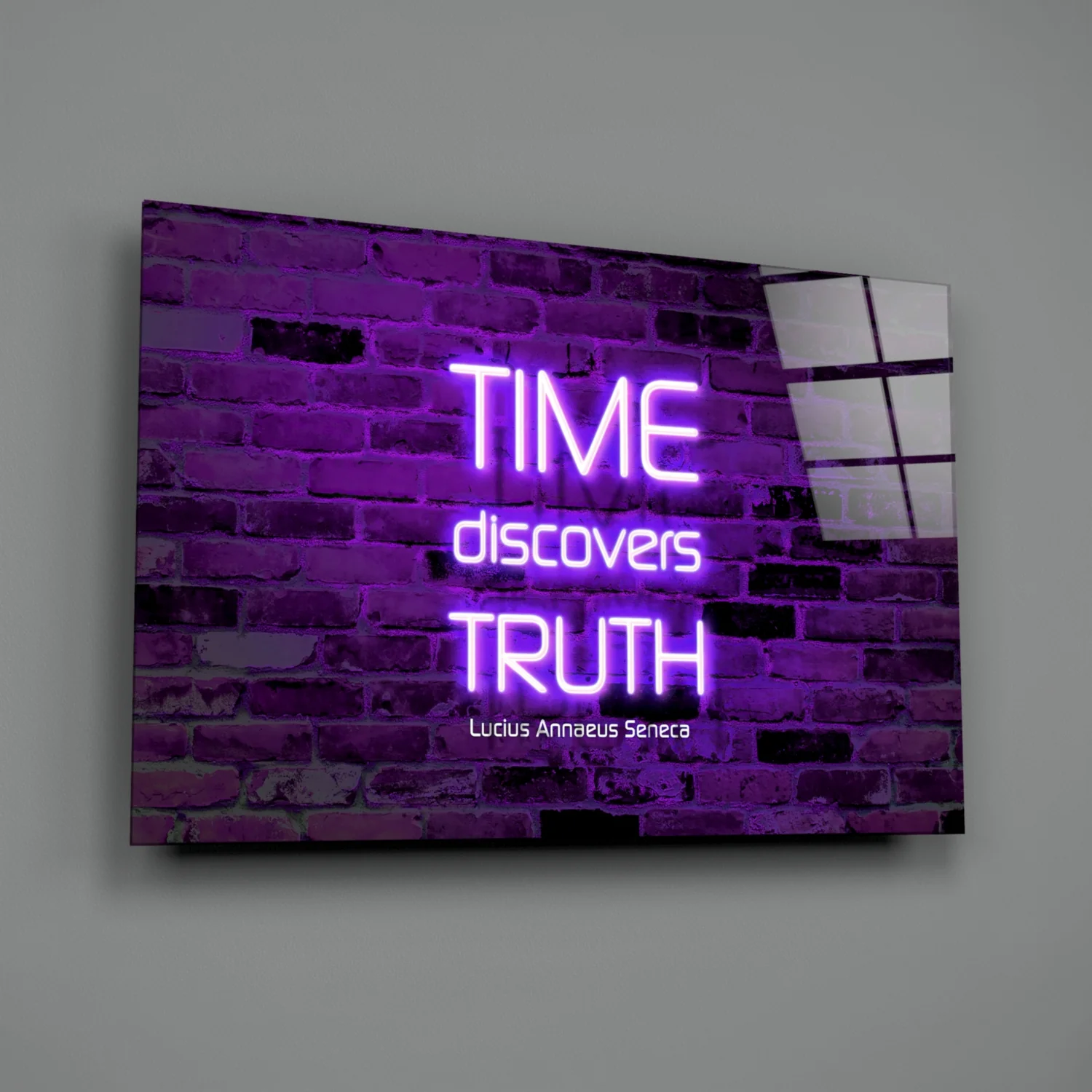 Words of Seneca Glass Wall Art - Image 2