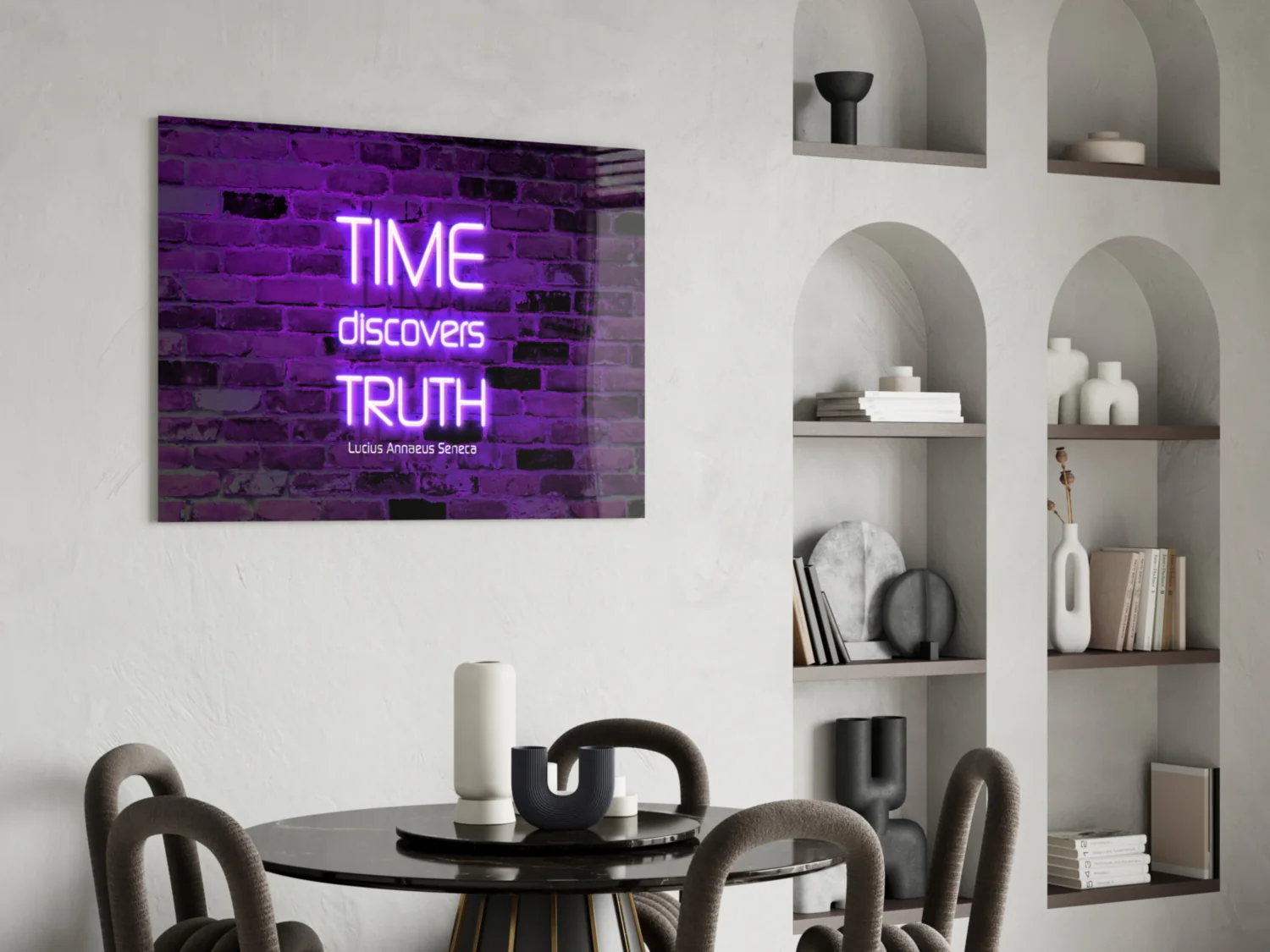 Words of Seneca Glass Wall Art - Image 5
