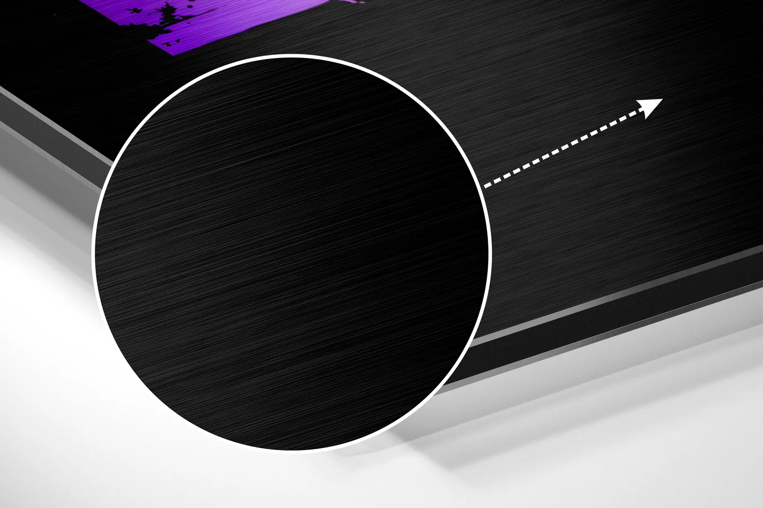 Work Hard Dream Big Brushed Aluminium Dibond Wall Art - Image 3