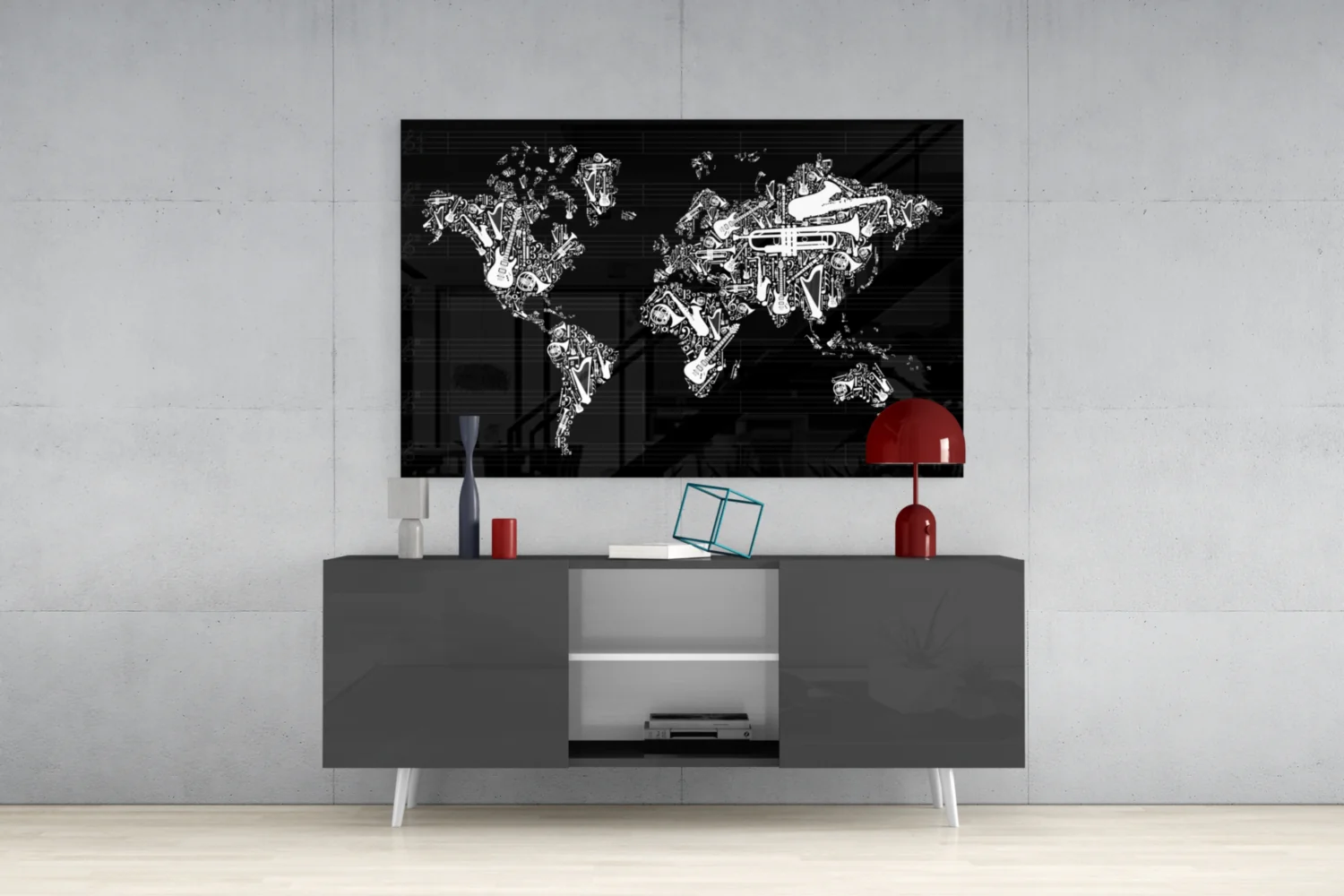 World of Music Glass Wall Art - Image 9