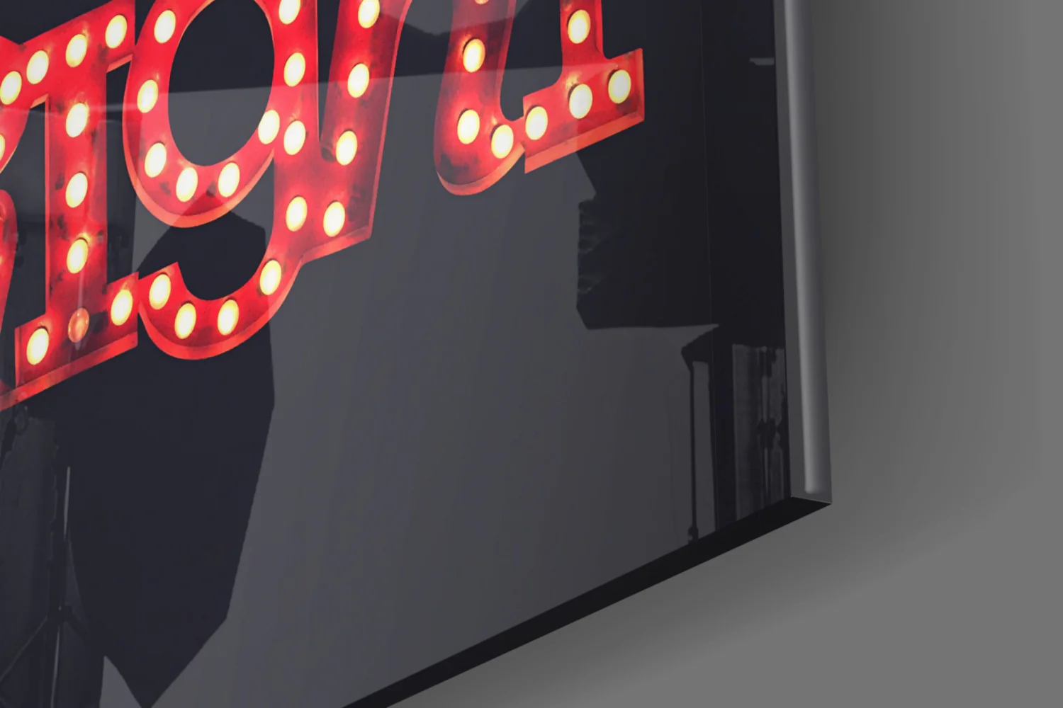 “Yeah you right” Glass Wall Art - Image 7