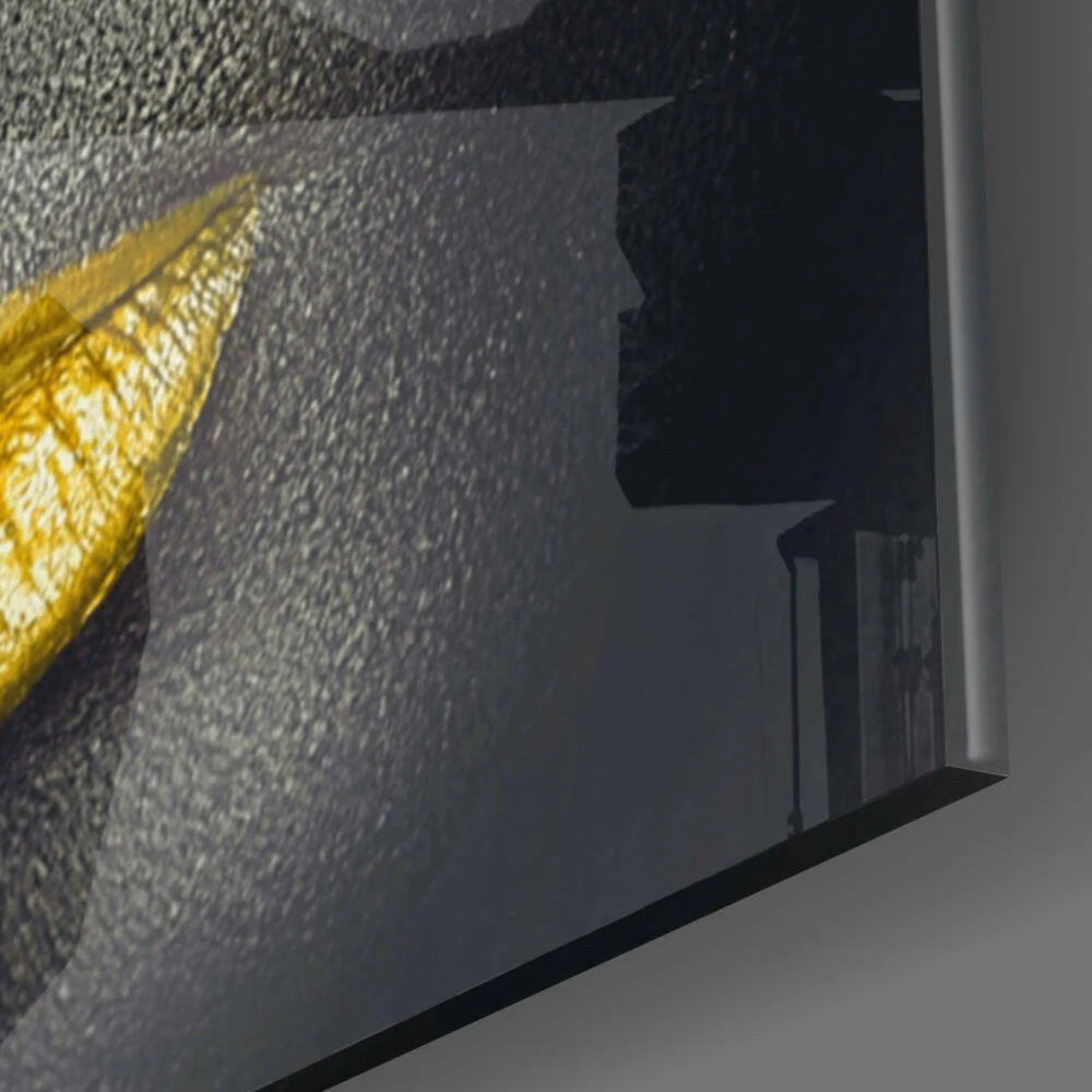 Yellow Lashes Glass Wall Art - Image 3