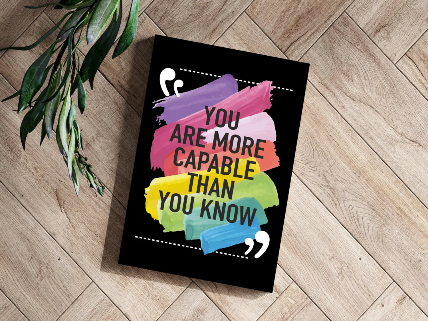 You Are Capable Aluminum Print - Image 3