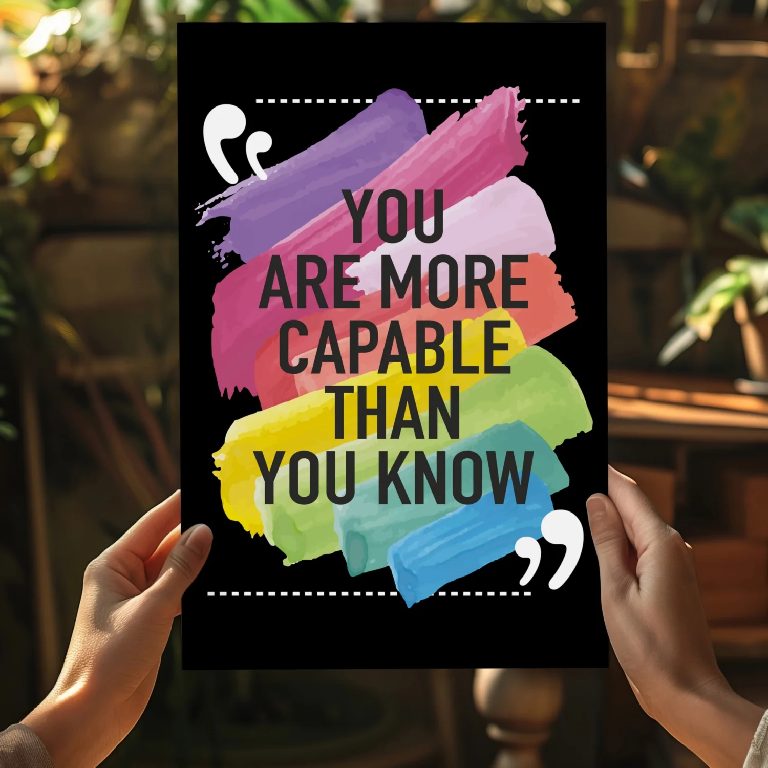 You Are Capable Aluminum Print - Image 5