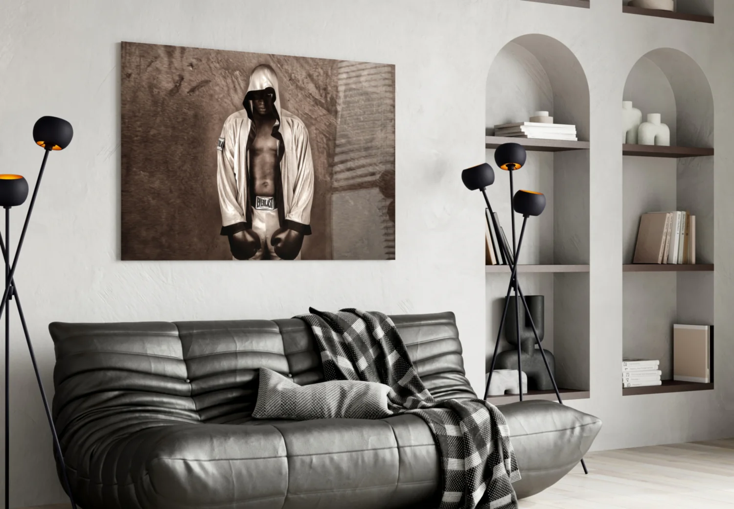 Knockout Boxer Glass Wall Art - Image 5